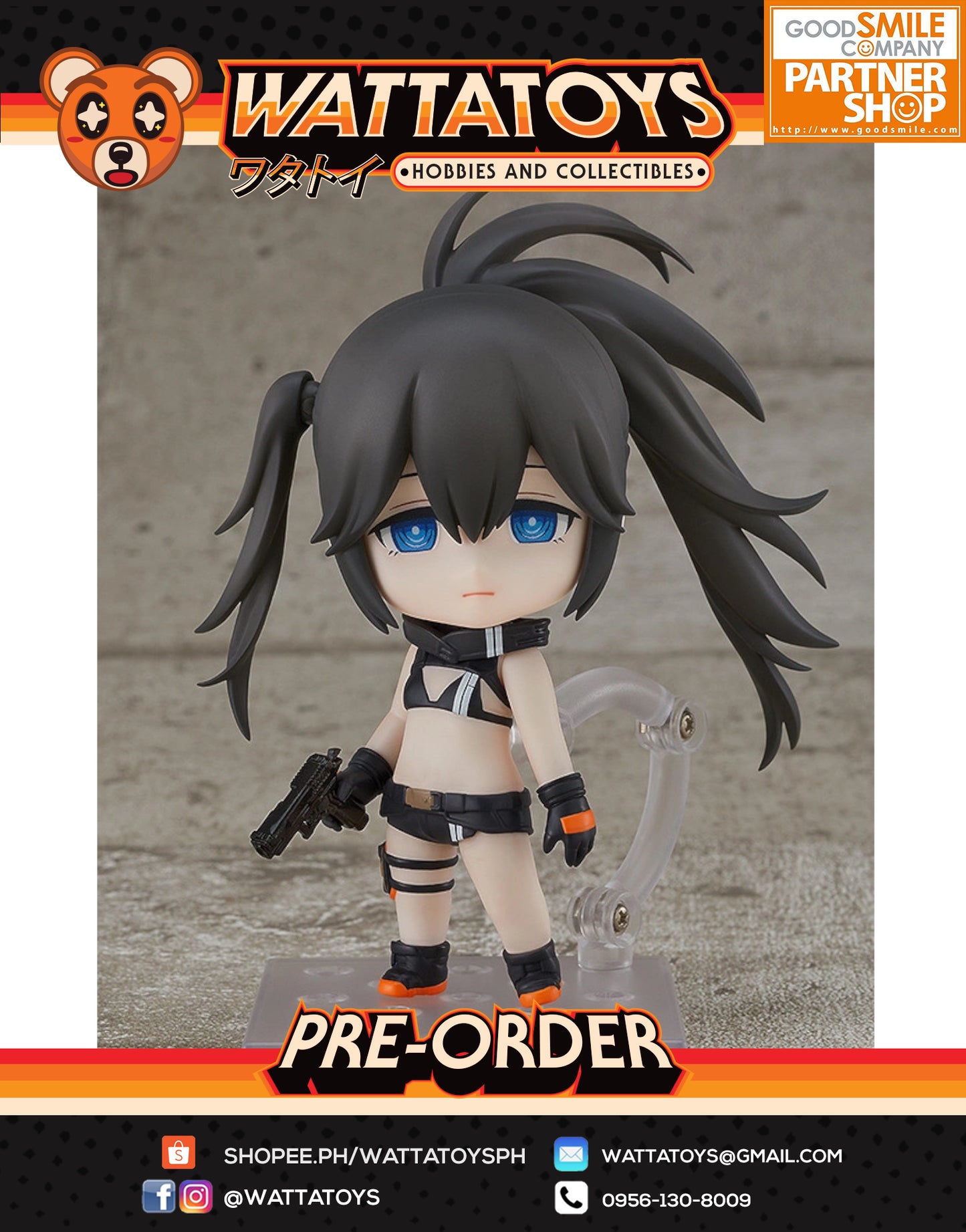 PRE ORDER Nendoroid #1882 BLACK★★ROCK SHOOTER: DAWN FALL - Empress [Black Rock Shooter] DAWN FALL Ver.