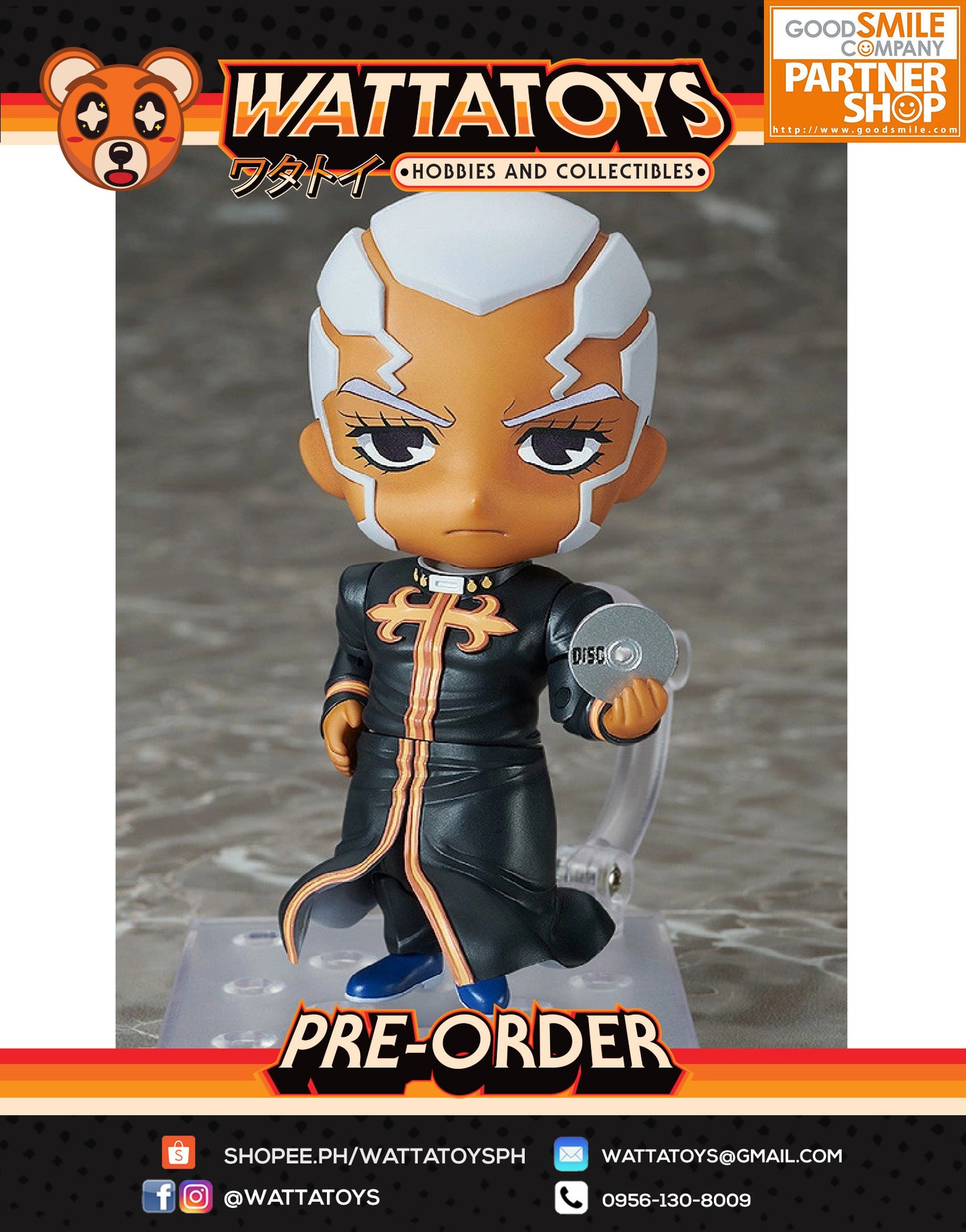 PRE ORDER Nendoroid 2081 JoJo's Bizarre Adventure: Stone Ocean - Enrico · P