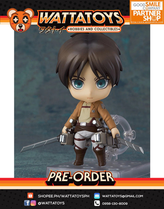 [LIMITED] PRE ORDER Nendoroid #375 Attack on Titan - Eren Yeager (re-run)