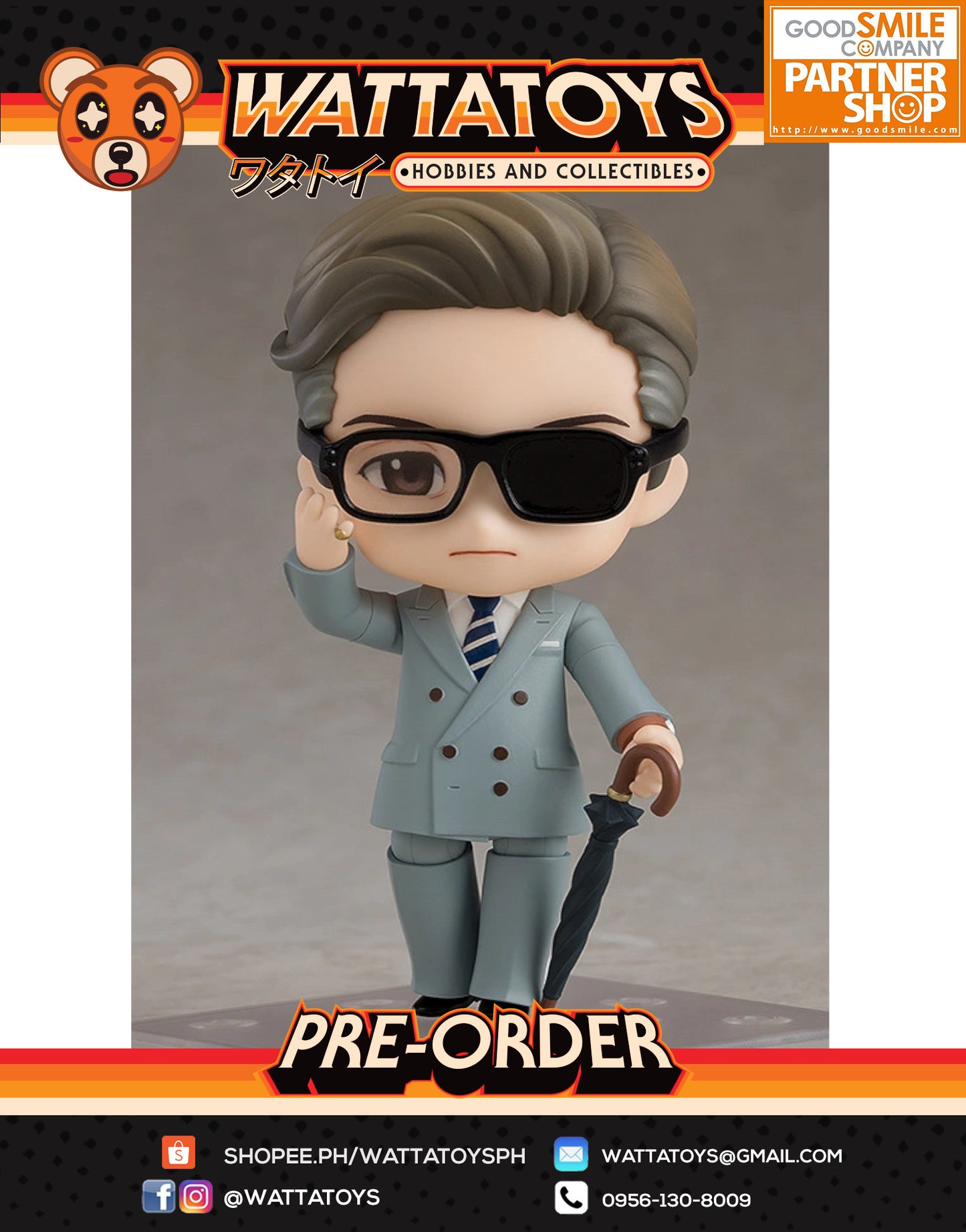 PRE ORDER Nendoroid #1825 Kingsman: The Golden Circle - Harry "Galahad" Hart