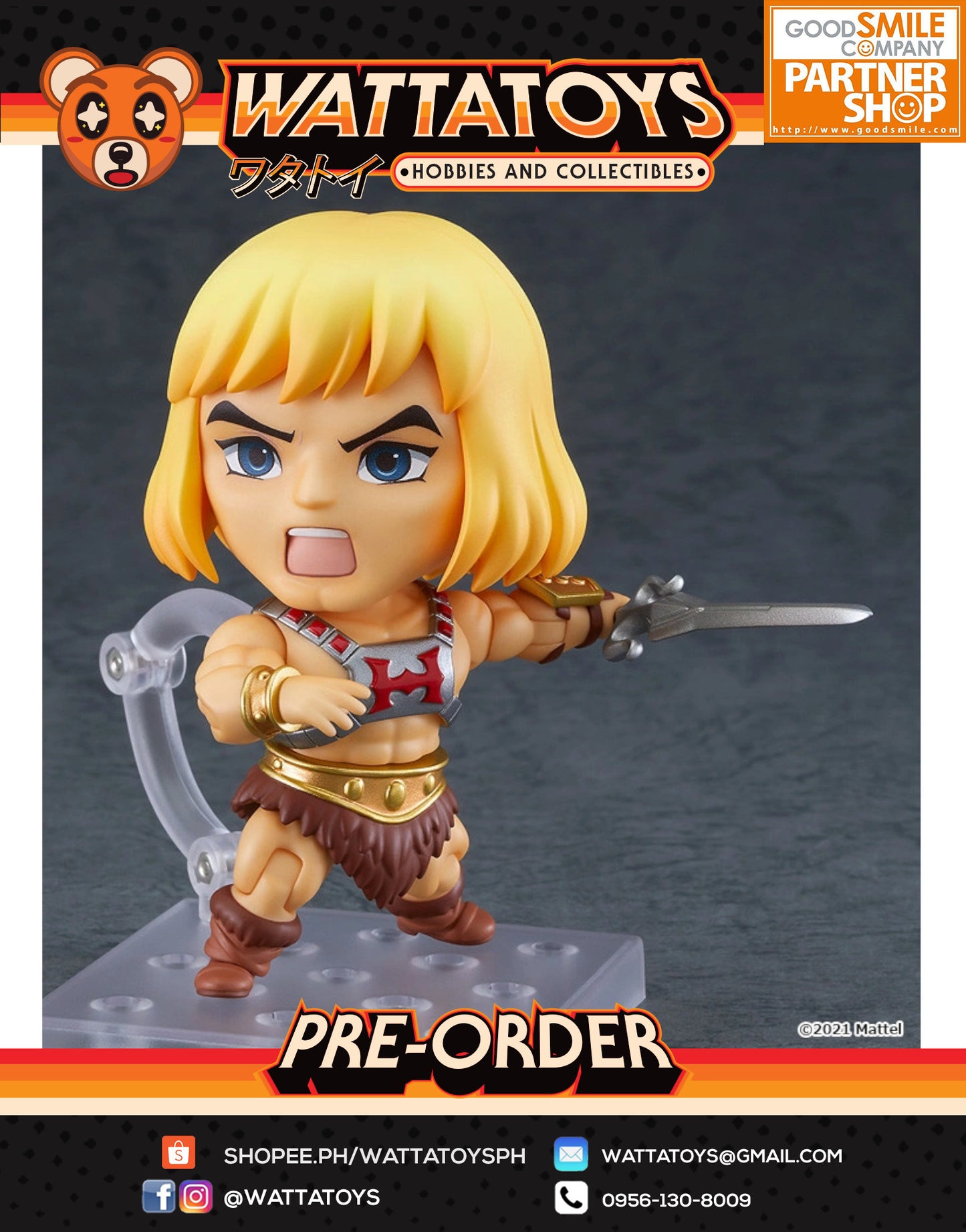 PRE ORDER Nendoroid #1775 Masters of the Universe: Revelation - He-Man