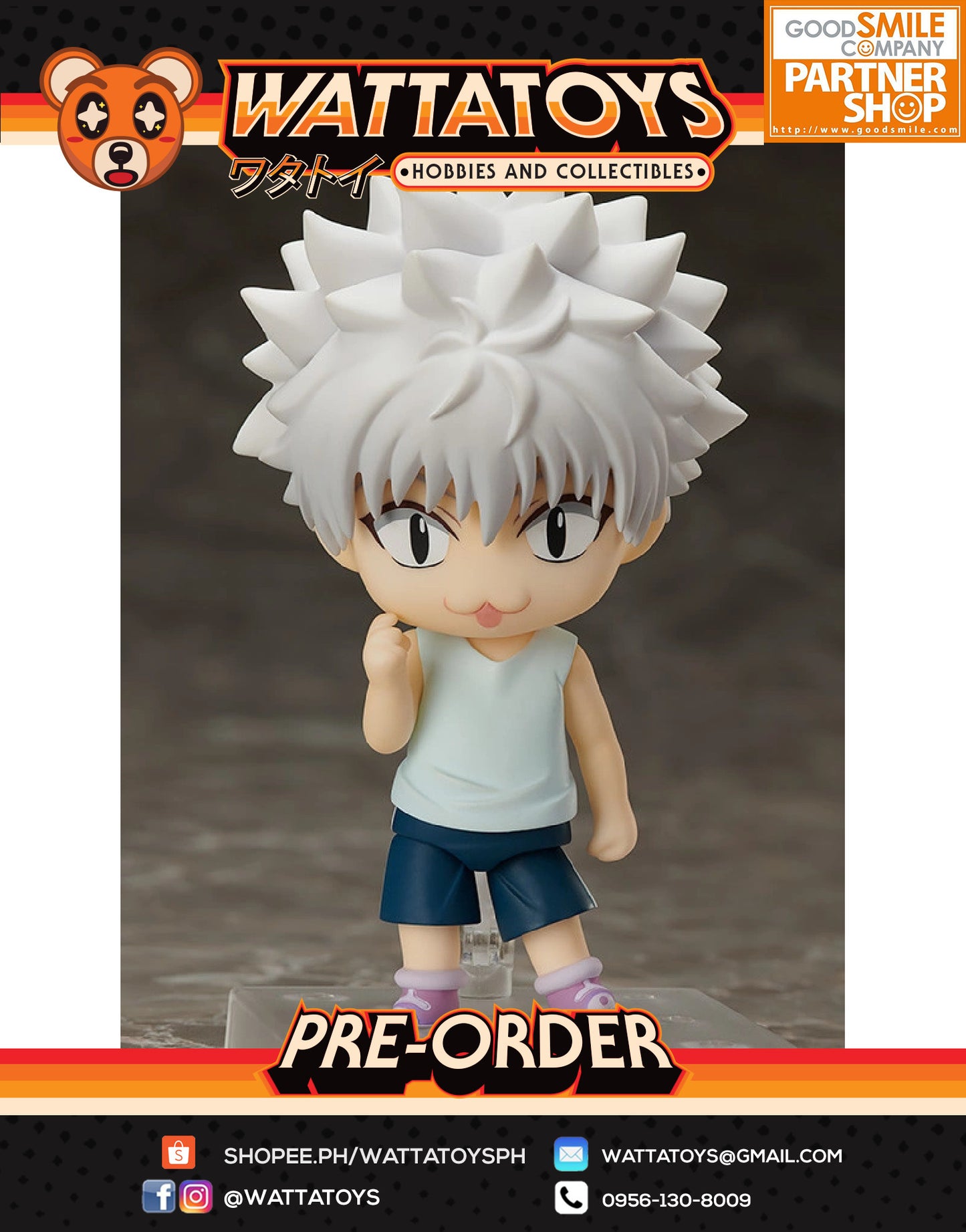 PRE ORDER Nendoroid 1184 HUNTER x HUNTER - Killua Zoldyck (re-run)