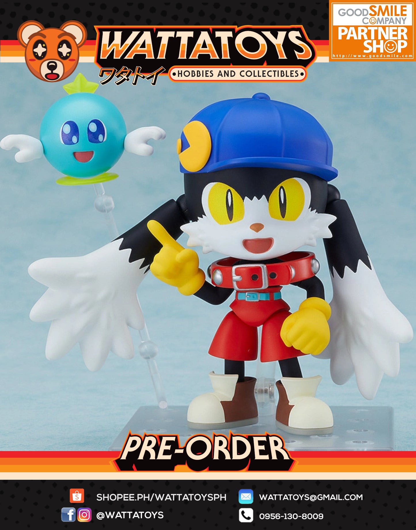 PRE ORDER Nendoroid #1911 Klonoa: Door to Phantomile - Klonoa