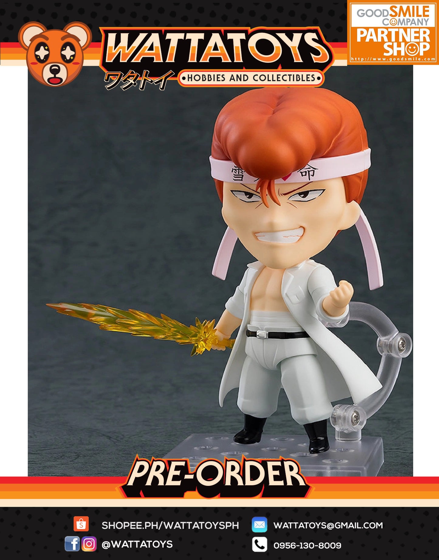 PRE ORDER Nendoroid 1396 Yu Yu Hakusho - Kazuma Kuwabara