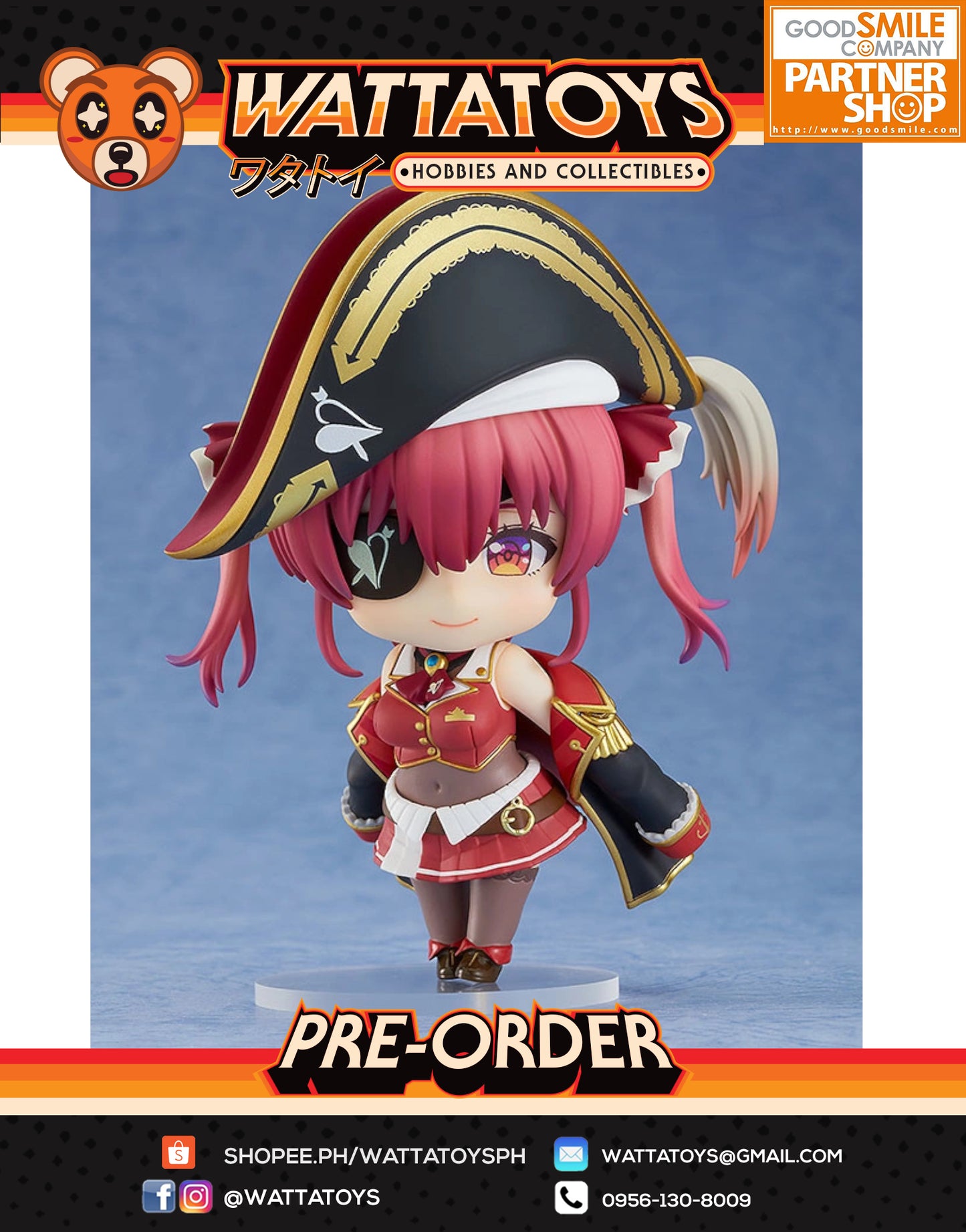 [LIMITED] PRE ORDER Nendoroid #1687 Hololive Production - Houshou Marine (re-run)