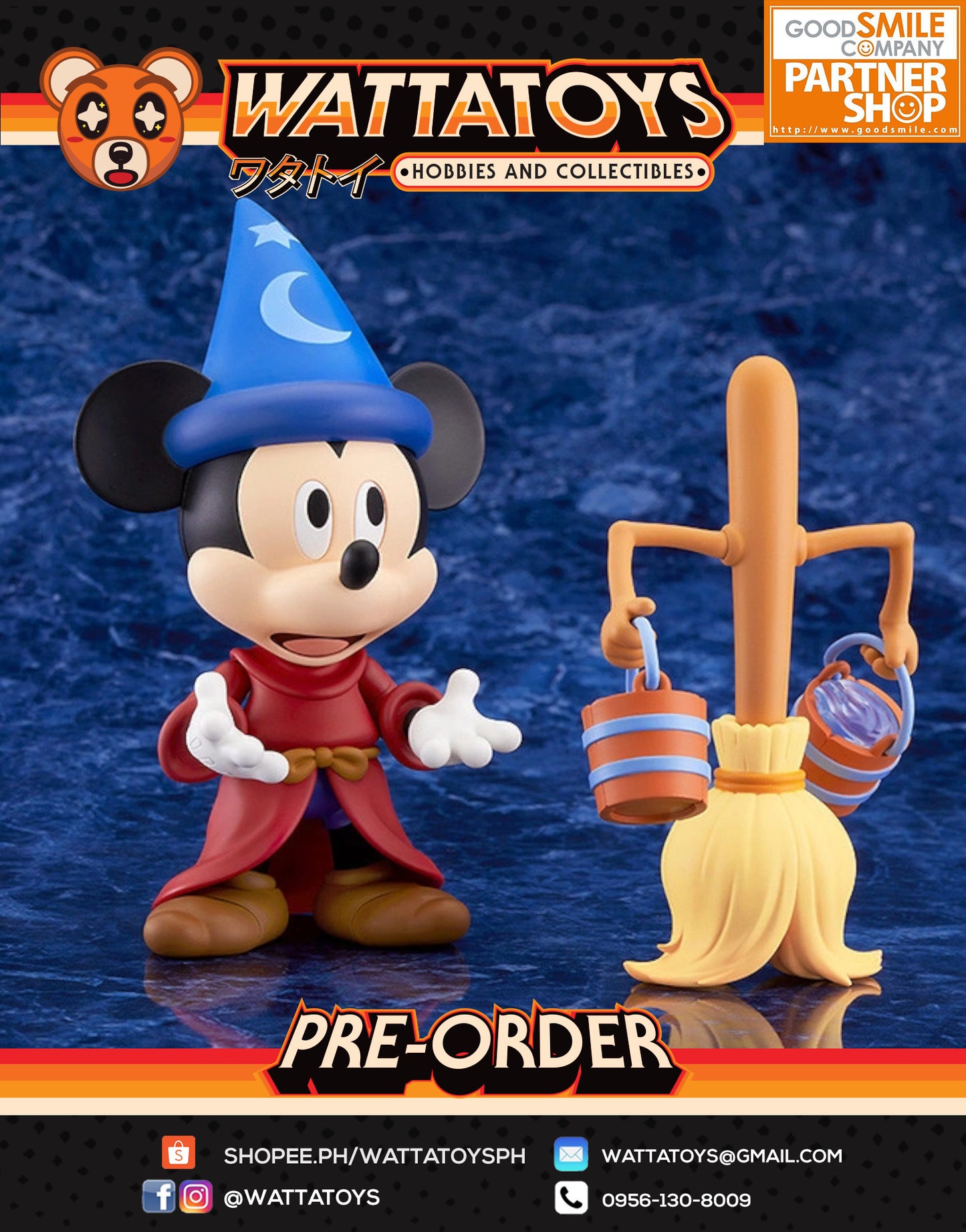 PRE ORDER Nendoroid #1503 Mickey Mouse: Fantasia Ver.