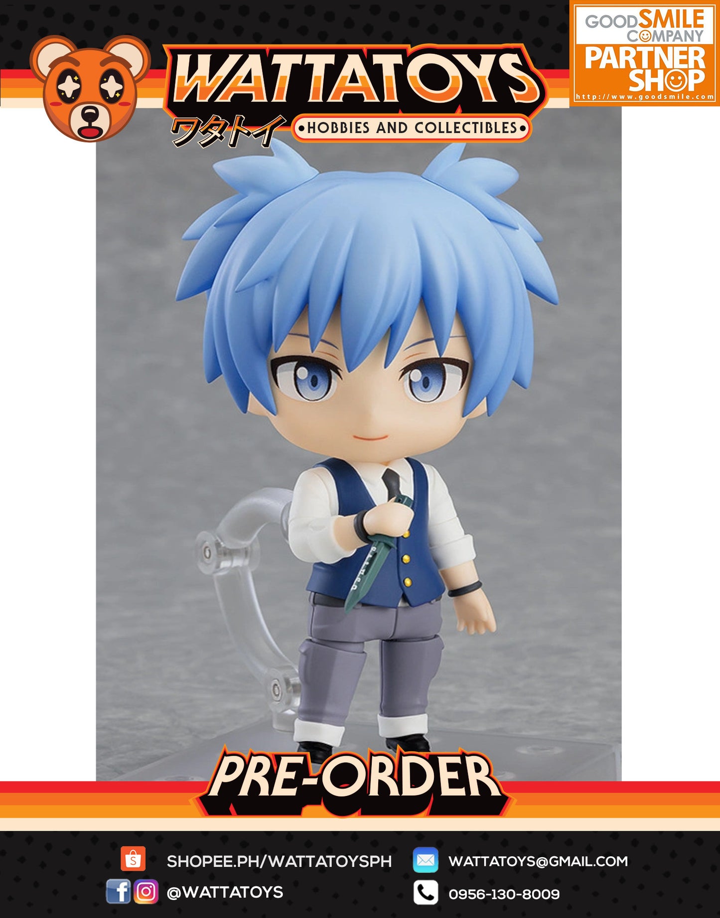 PRE ORDER Nendoroid 1973 Assassination Classroom Nagisa Shiota