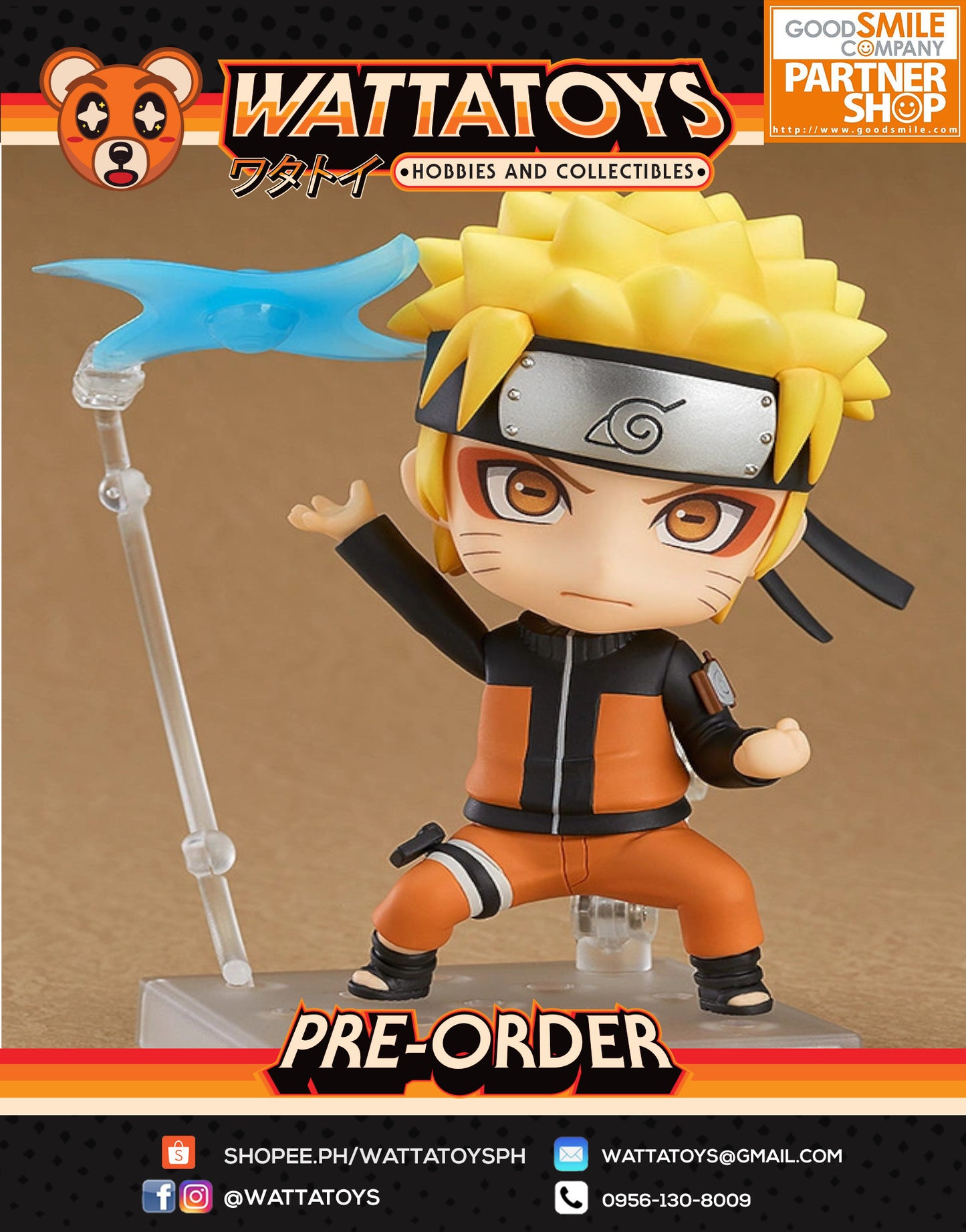 PRE ORDER Nendoroid #682 Naruto Shippuden - Naruto Uzumaki (re-run)