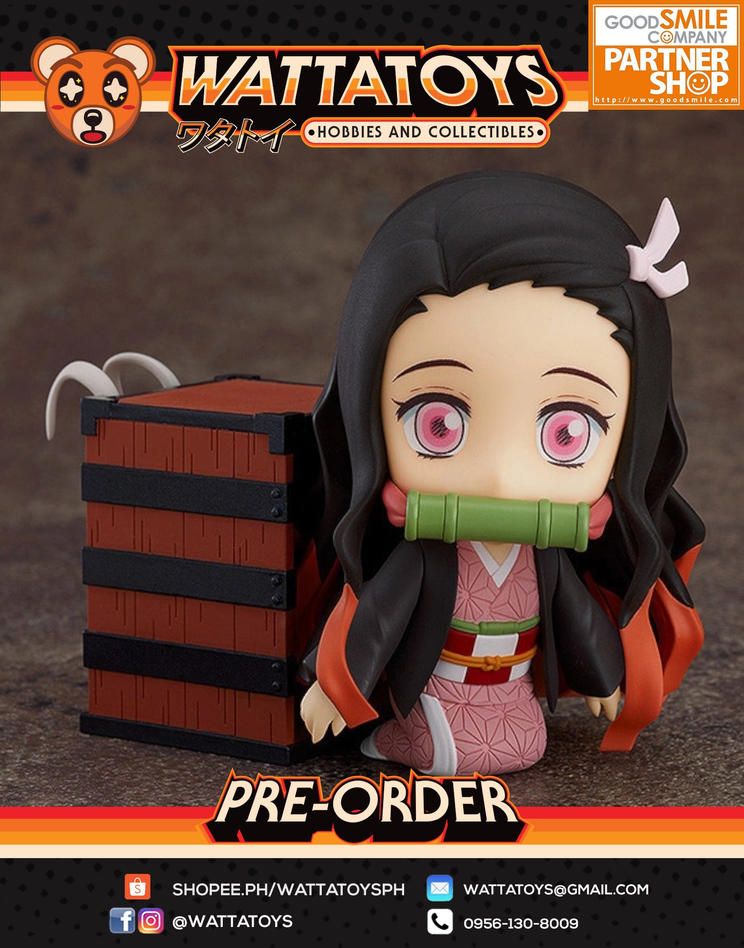 PRE ORDER Nendoroid #1194 Demon Slayer: Kimetsu no Yaiba - Nezuko Kamado (re-run)