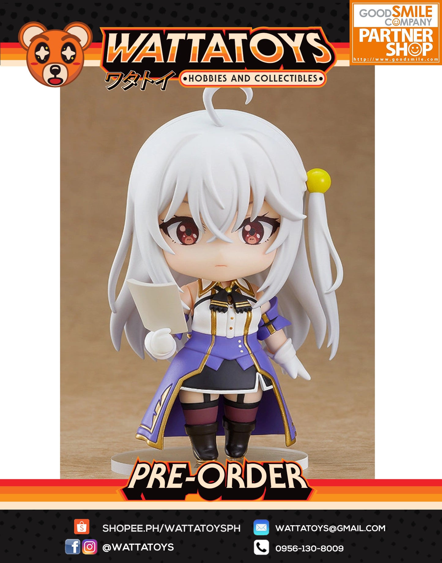 PRE ORDER Nendoroid #1835 The Genius Prince's Guide to Raising a Nation Out of Debt - Ninym Ralei