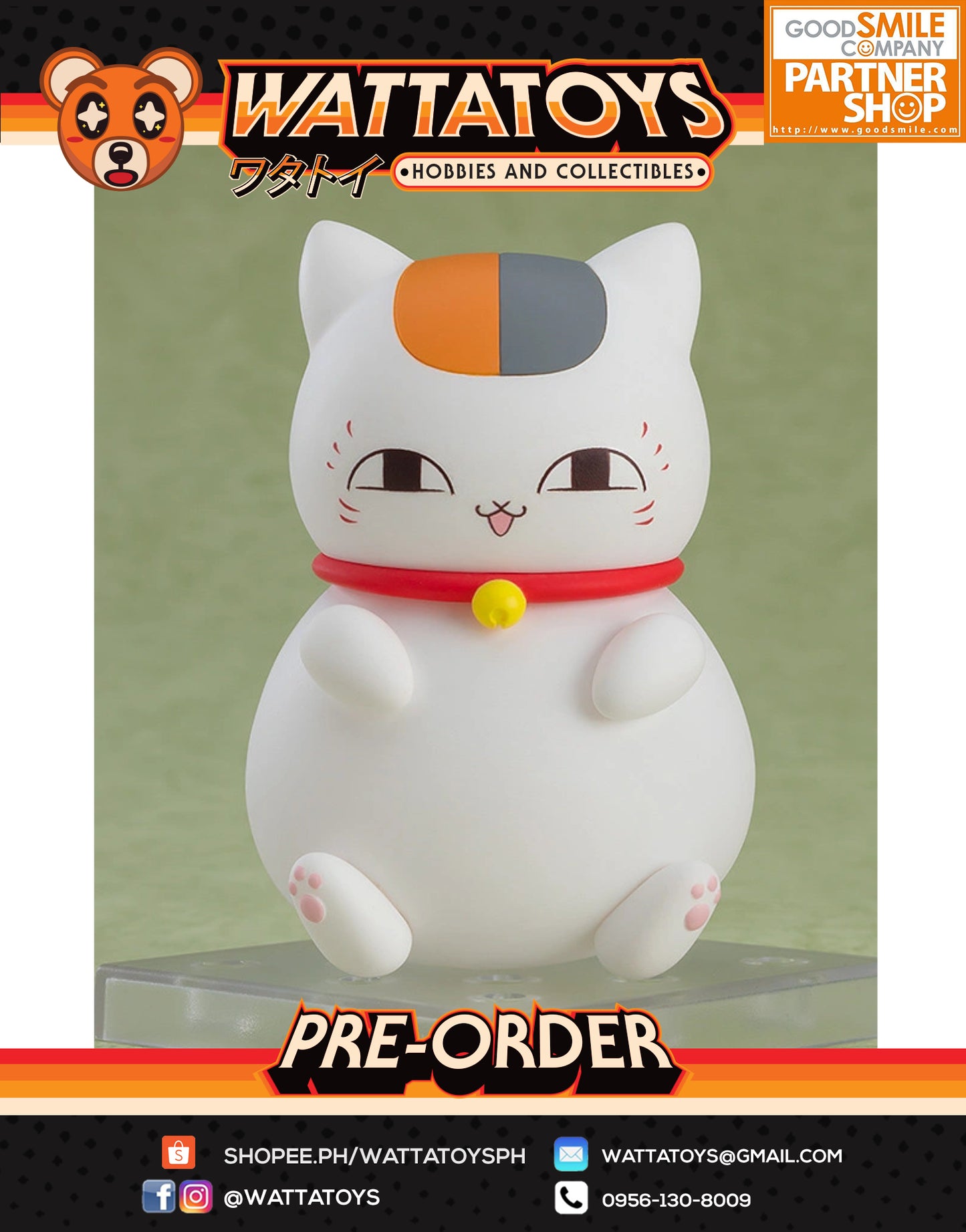 [LIMITED] PRE ORDER Nendoroid #1344 Natsume Yujin-cho - Nyanko Sensei