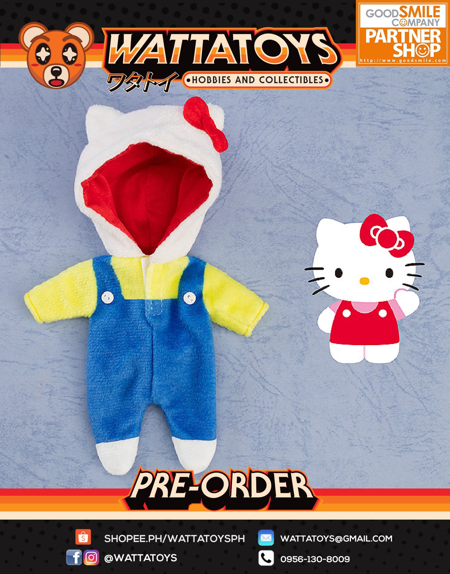 PRE ORDER Nendoroid Doll Kigurumi Pajamas: Hello Kitty