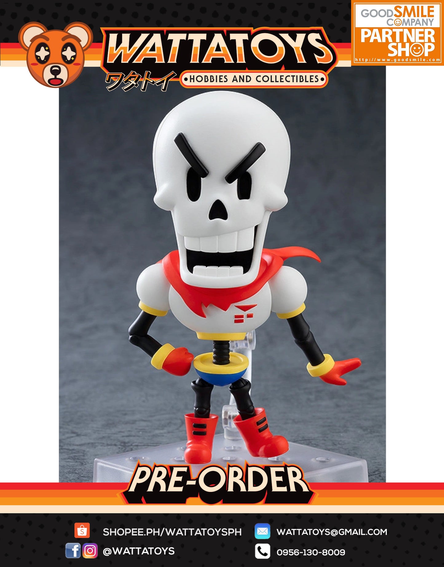 [LIMITED] PRE ORDER Nendoroid #1827 Undertale - Papyrus