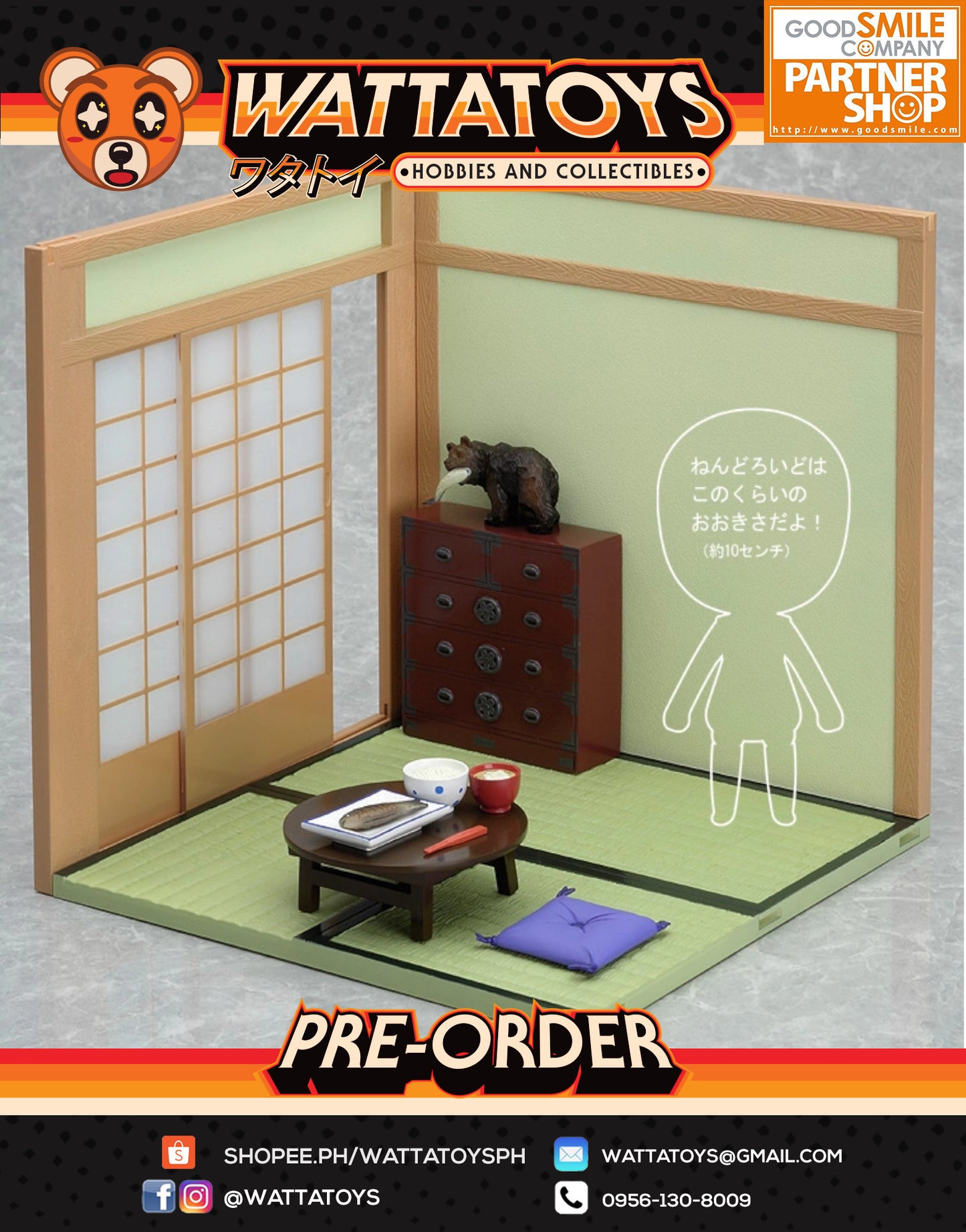 PRE ORDER Nendoroid Playset #02 Japanese Life Set A - Dining Set (re-run)
