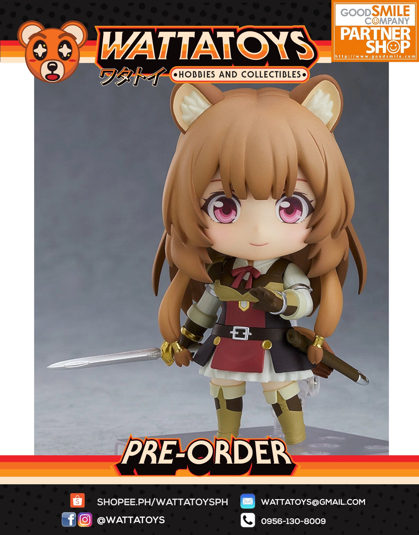 [LIMITED] PRE ORDER Nendoroid #1136 The Rising of the Shield Hero - Raphtalia (re-run)