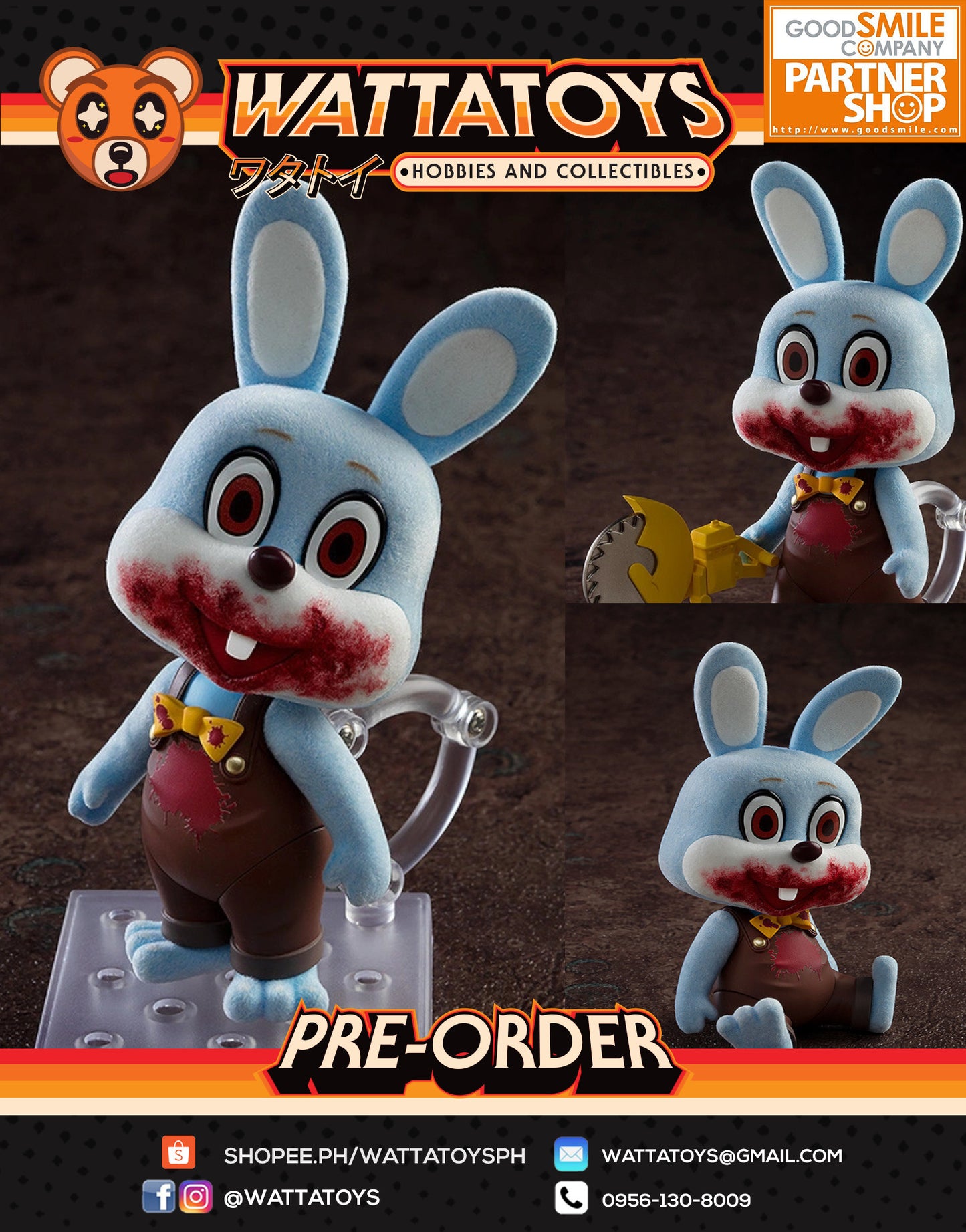 PRE ORDER Nendoroid #1811b Silent Hill 3 - Robbit the Rabbit (Blue)