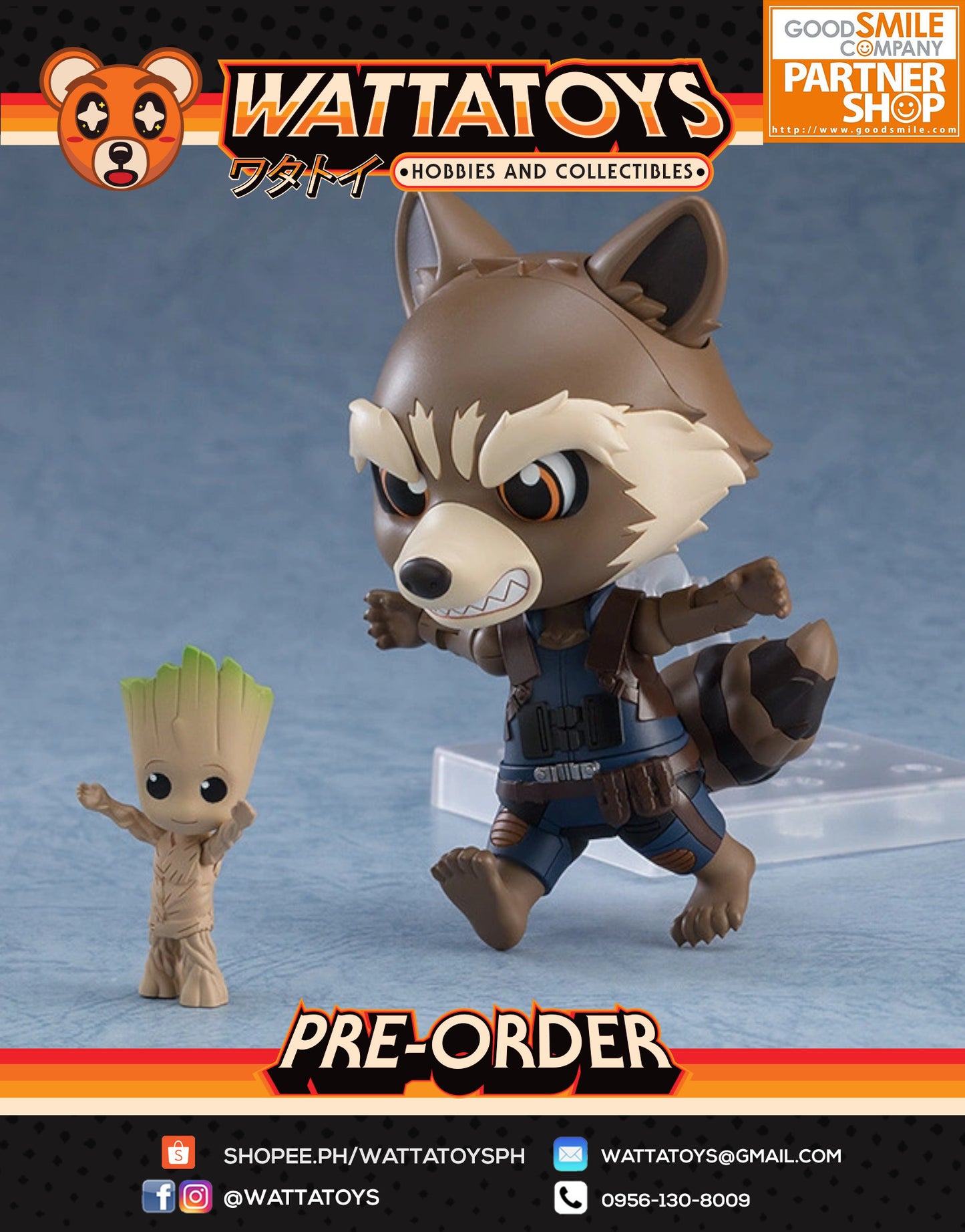 PRE ORDER Nendoroid #1764 Guardians of the Galaxy Vol. 2 - Rocket Raccoon