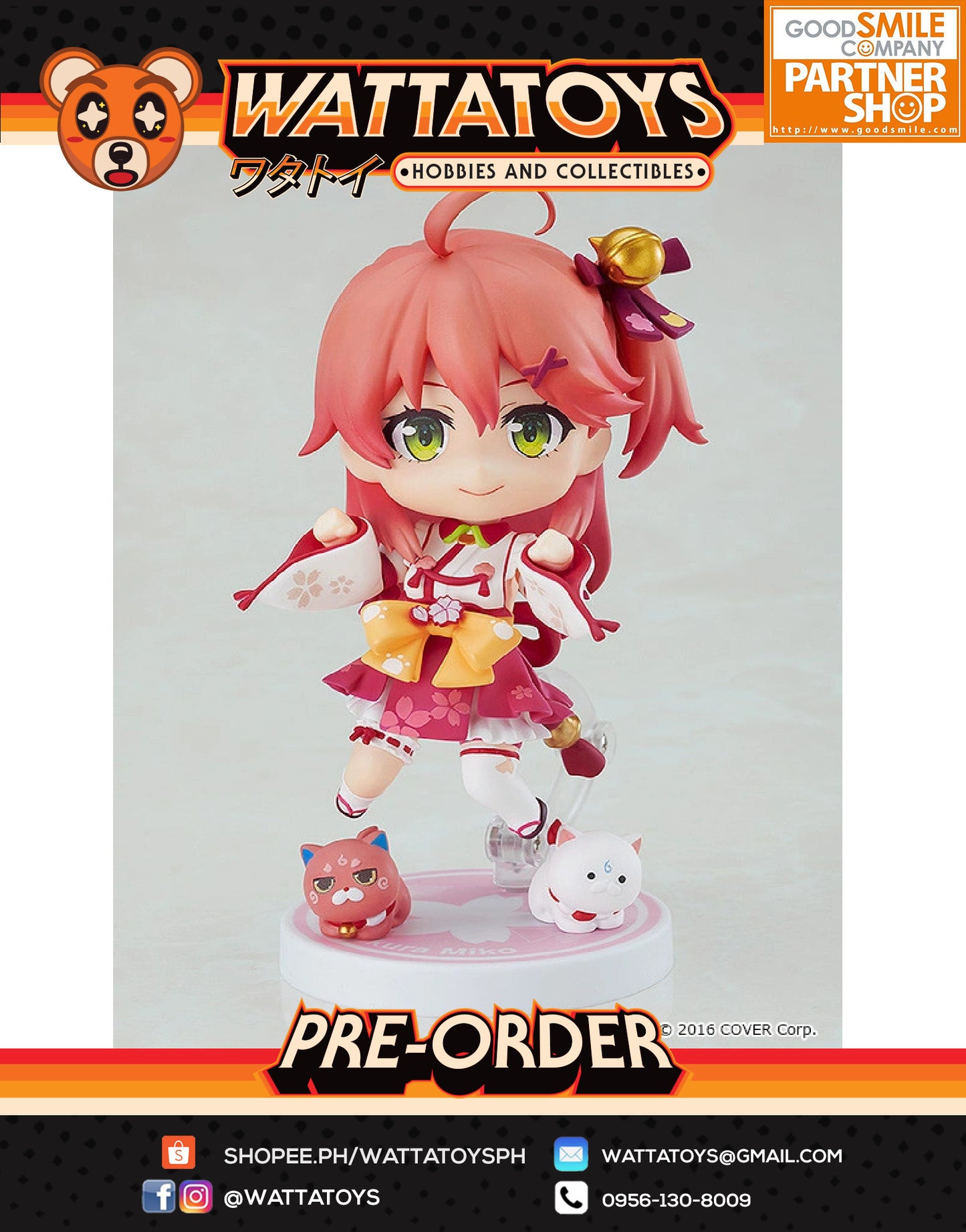 PRE ORDER Nendoroid 1722 hololive production - Sakura Miko (re-run)