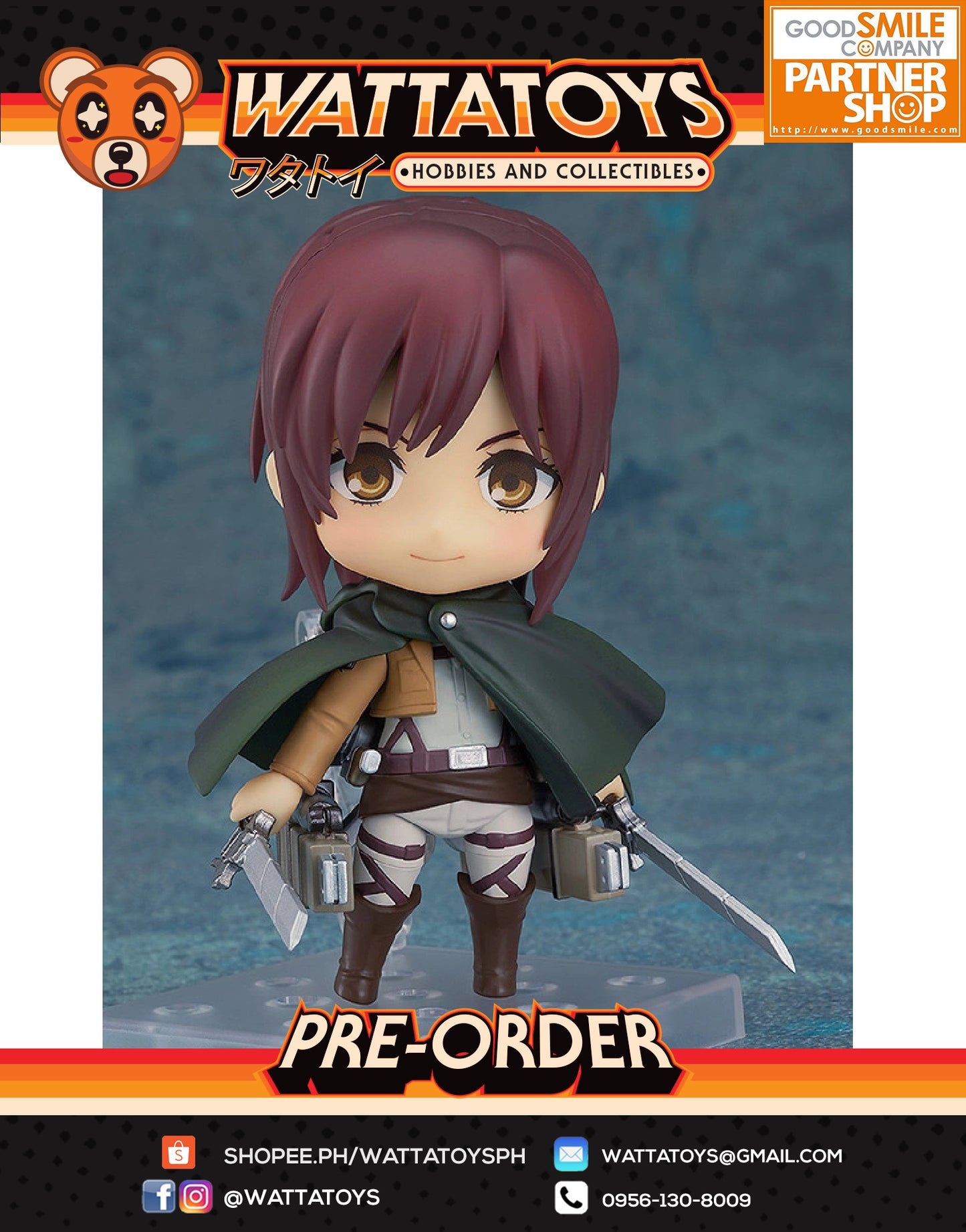 PRE ORDER Nendoroid 1384 Attack on Titan - Sasha Braus