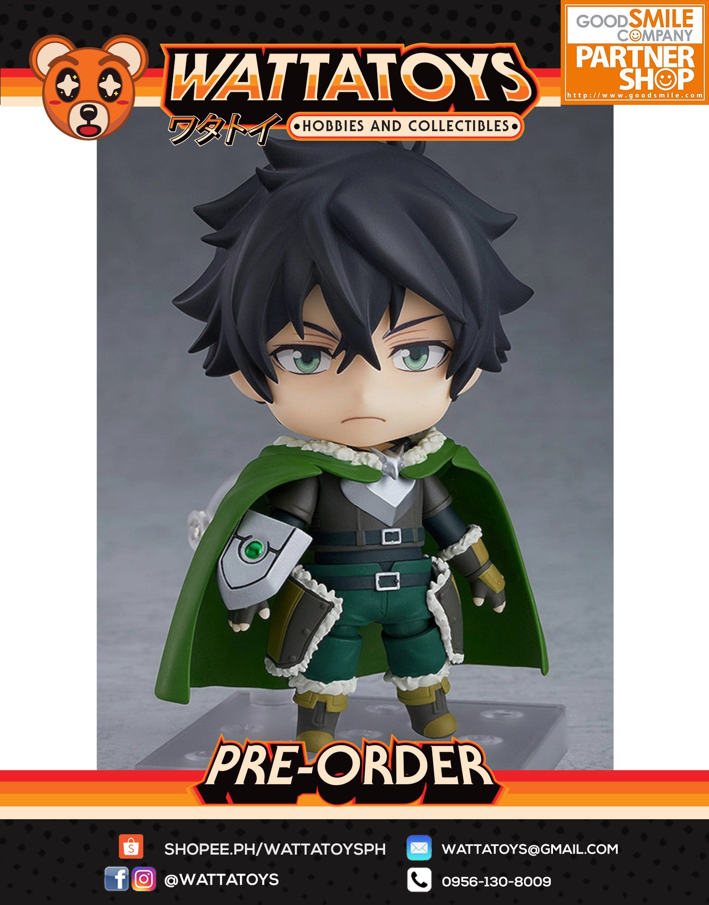 [LIMITED] PRE ORDER Nendoroid #1113 The Rising of the Shield Hero - Shield Hero (re-run)