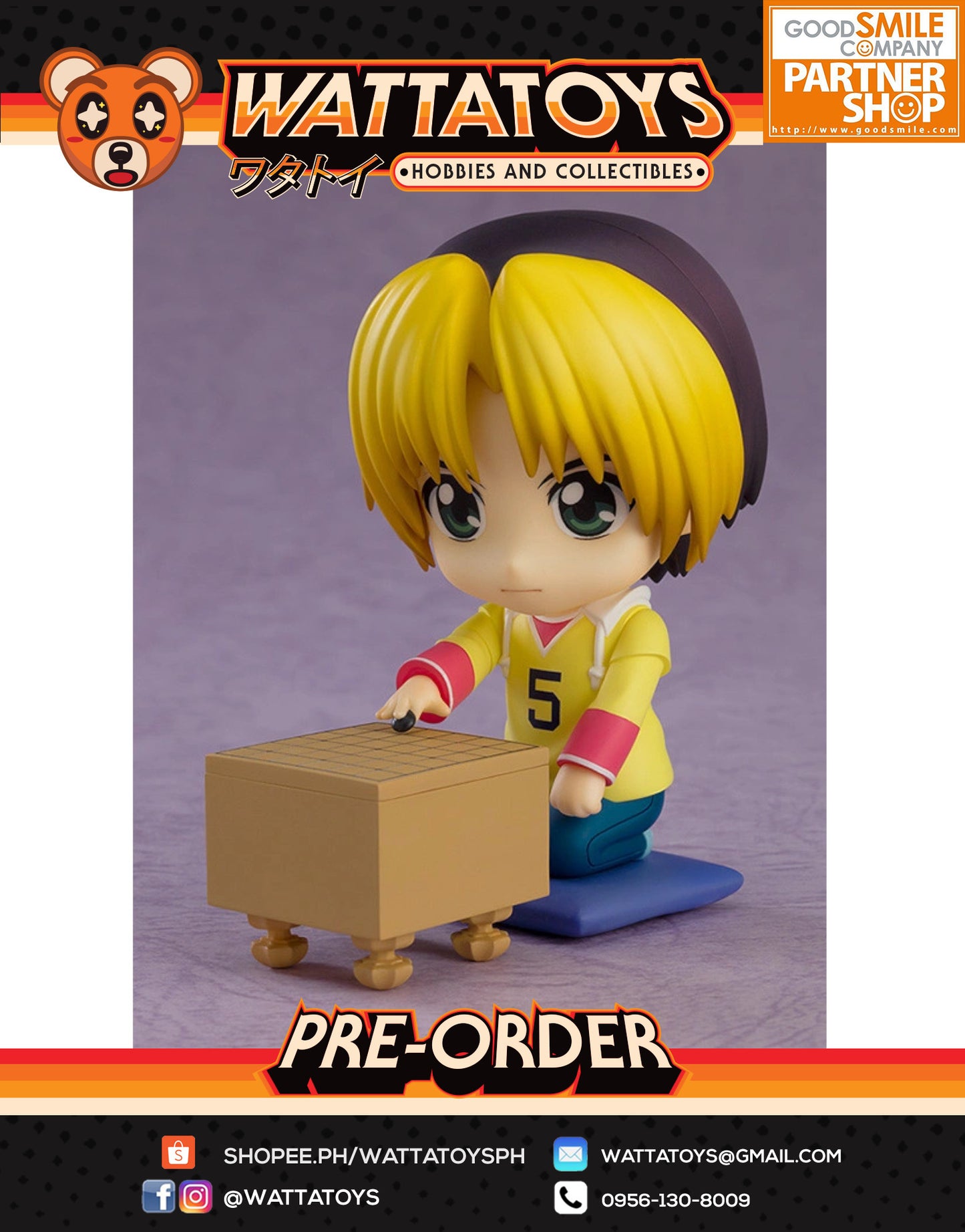 [LIMITED] PRE ORDER Nendoroid #1720 Hikaru no Go - Hikaru Shindo