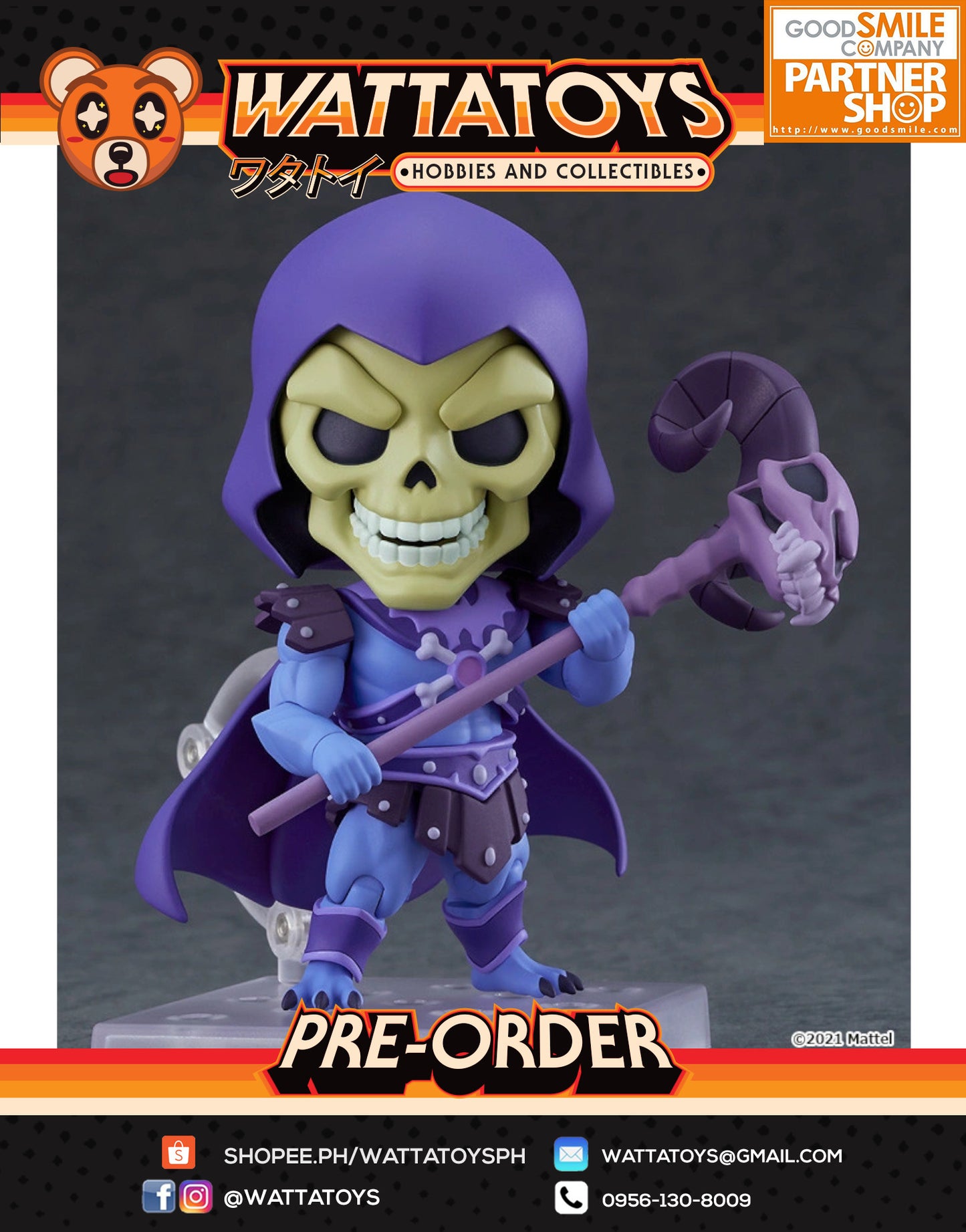 PRE ORDER Nendoroid #1776 Masters of the Universe: Revelation - Skeletor