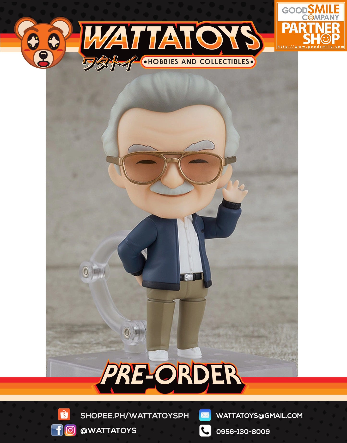 PRE ORDER Nendoroid 2012 Stan Lee