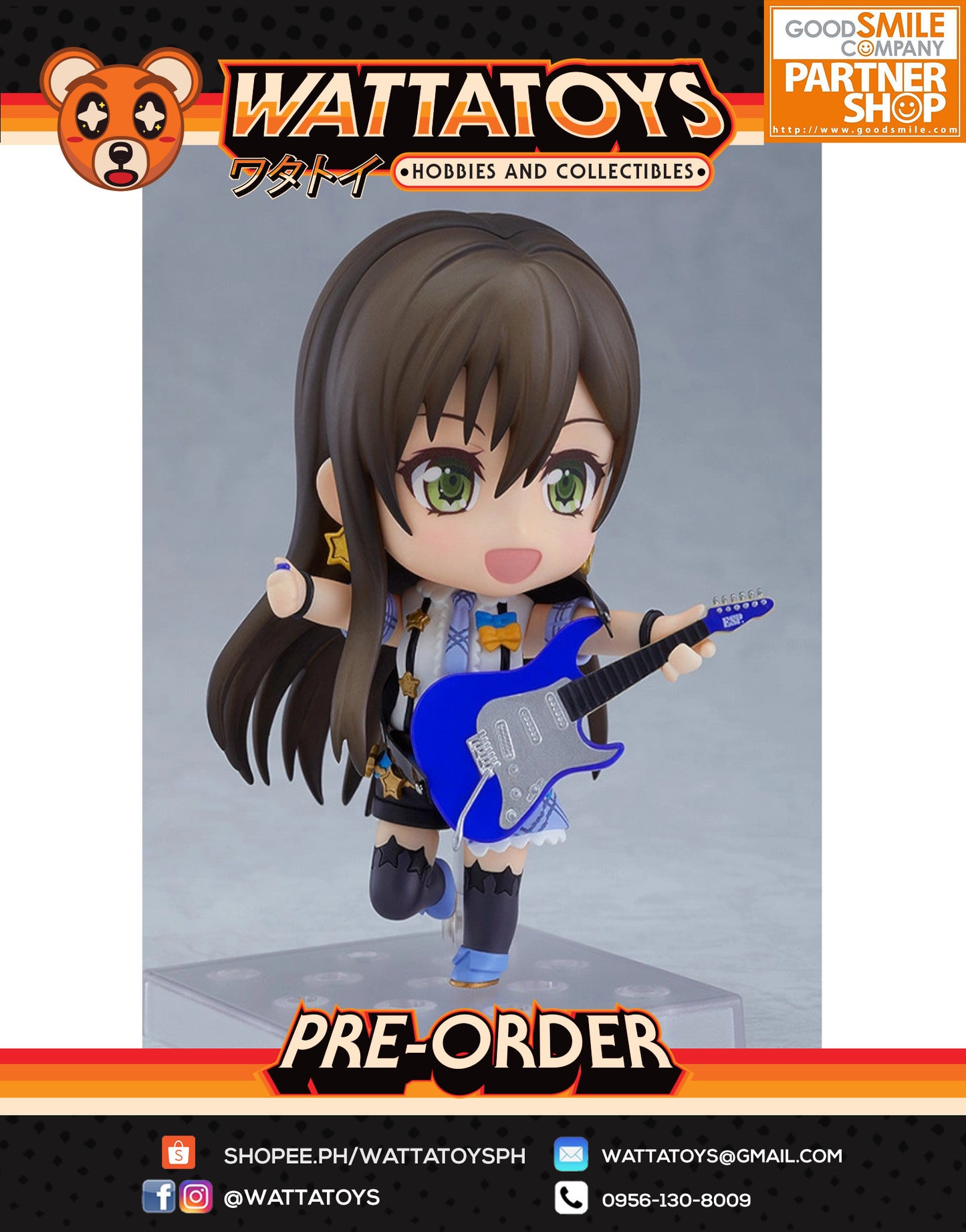 PRE ORDER Nendoroid #1484 BanG Dream! Girls Band Party - Tae Hanazono Stage Outfit Ver.