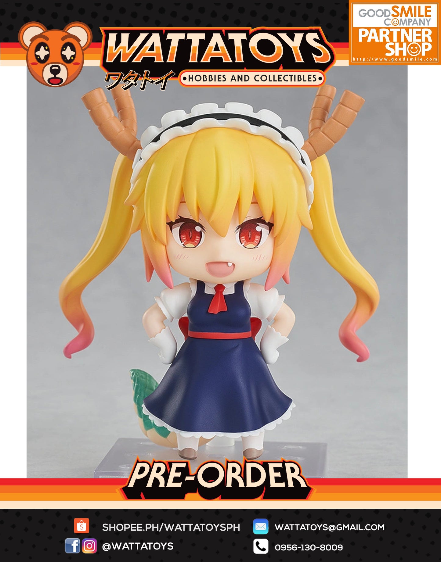 PRE ORDER Nendoroid #1962 Miss Kobayashi's Dragon Maid - Tohru