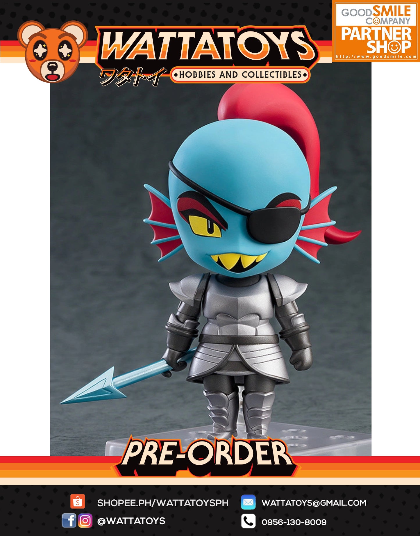 PRE ORDER Nendoroid #1898 UNDERTALE - Undyne