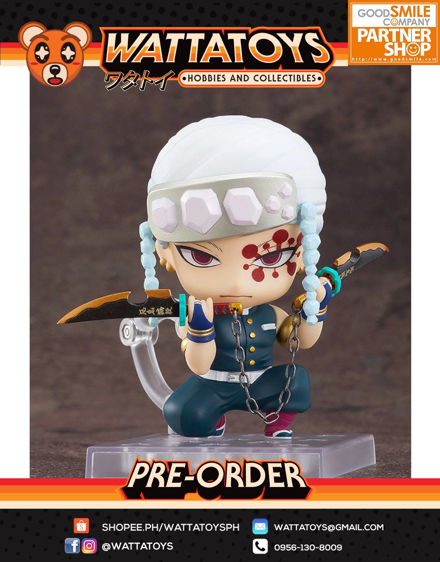 [LIMITED] PRE ORDER Nendoroid #1830 Demon Slayer: Kimetsu no Yaiba - Tengen Uzui