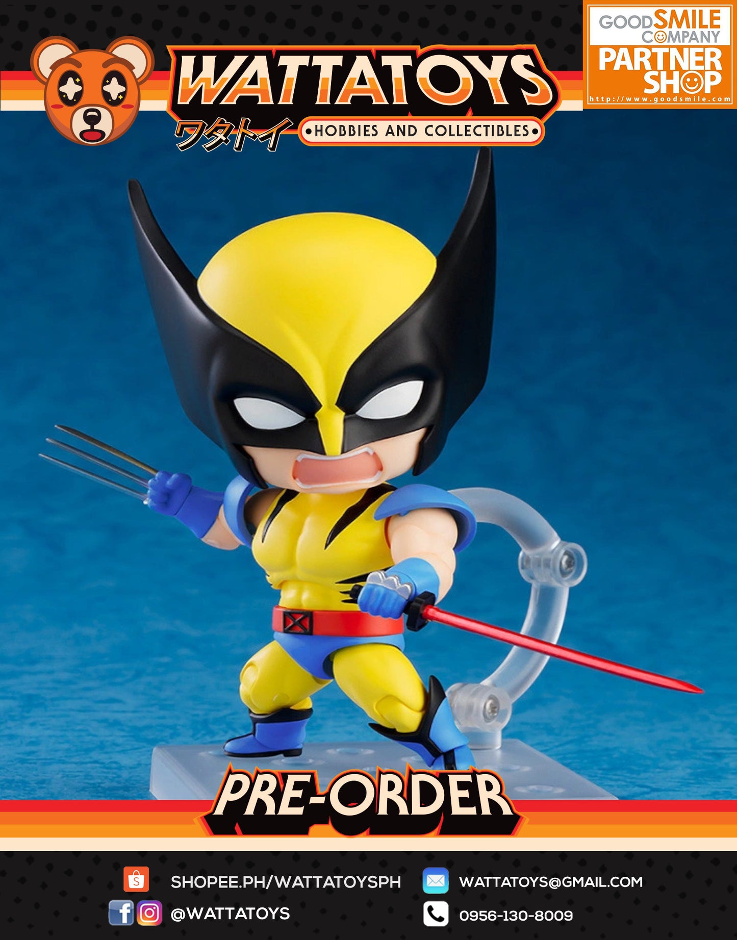 PRE ORDER Nendoroid #1758 Marvel Comics - Wolverine