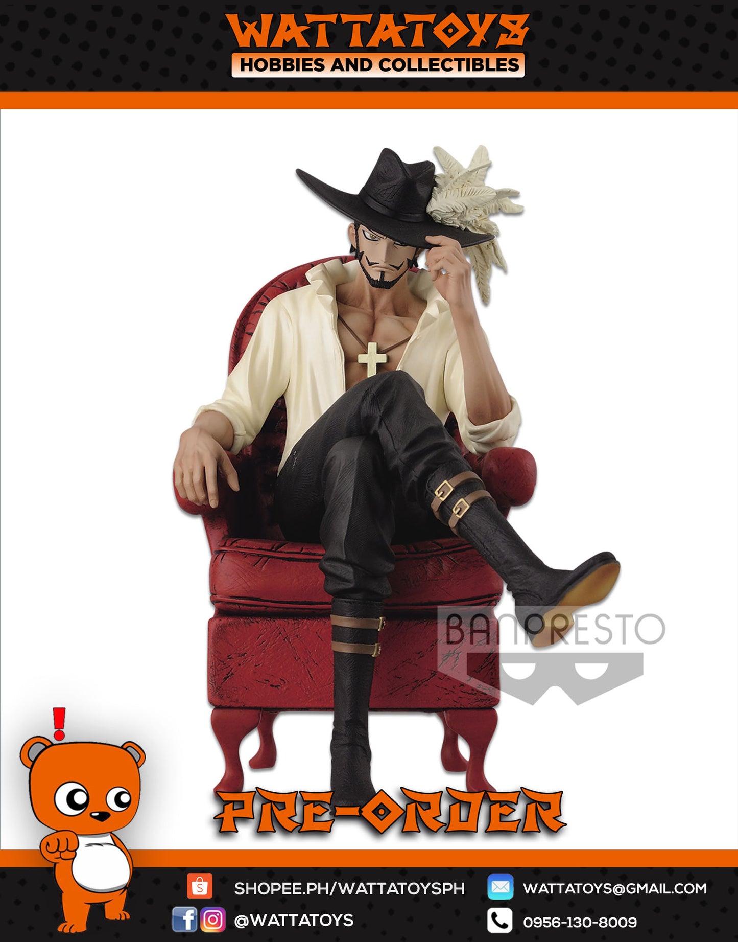 PRE ORDER One Piece Creator x Creator - Dracule Mihawk (Ver. A)