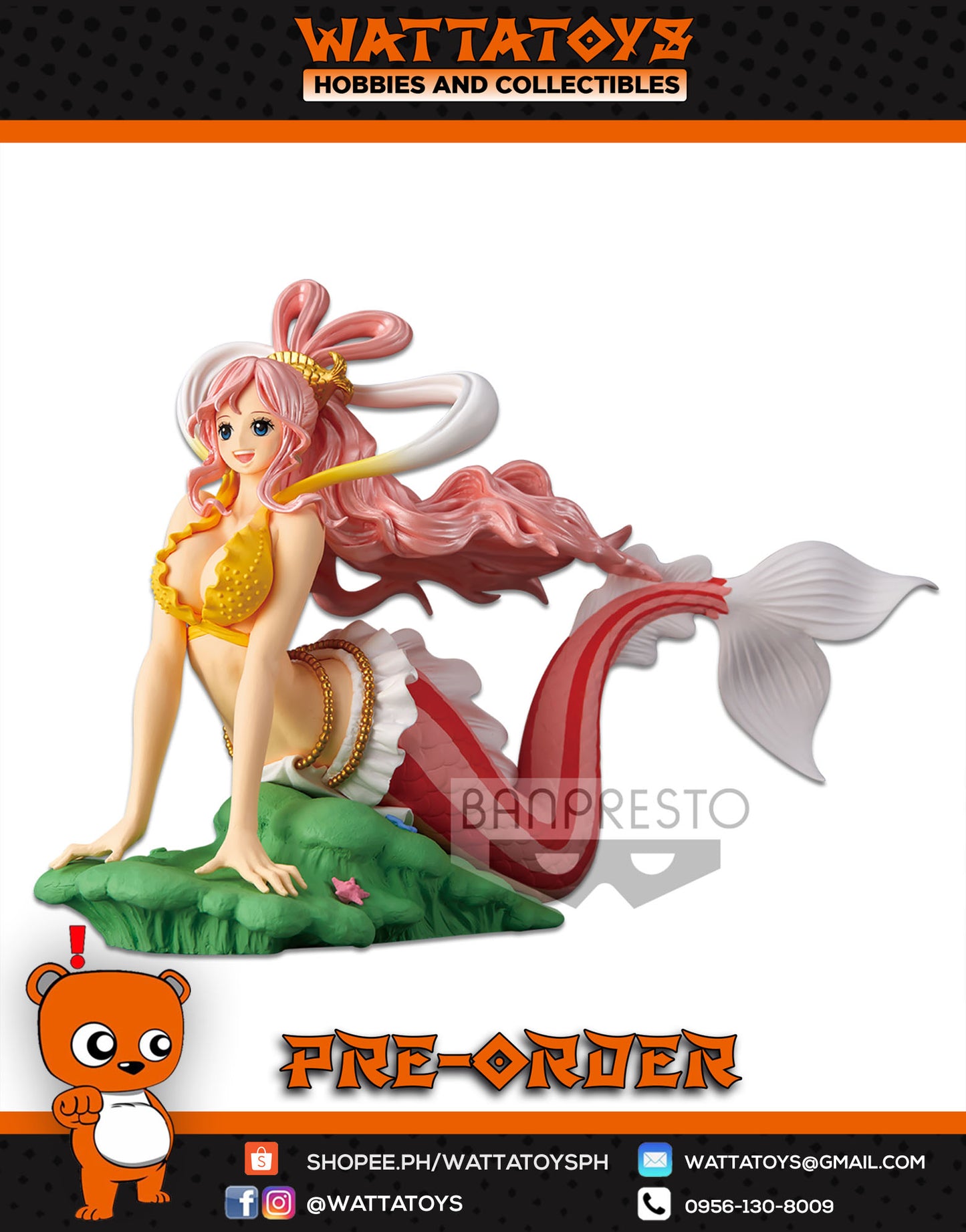 PRE ORDER One Piece Glitter & Glamours - Princess Shirahoshi (A)