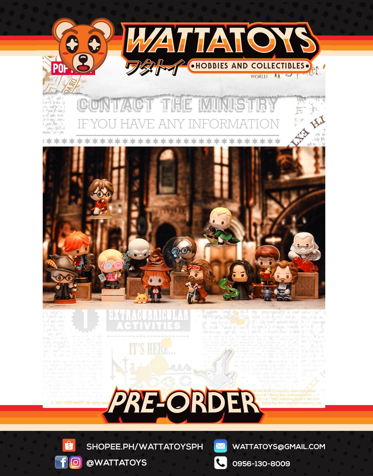 PRE ORDER POP MART Harry Potter - The Wizarding World Magic Props Series [Box of 12]