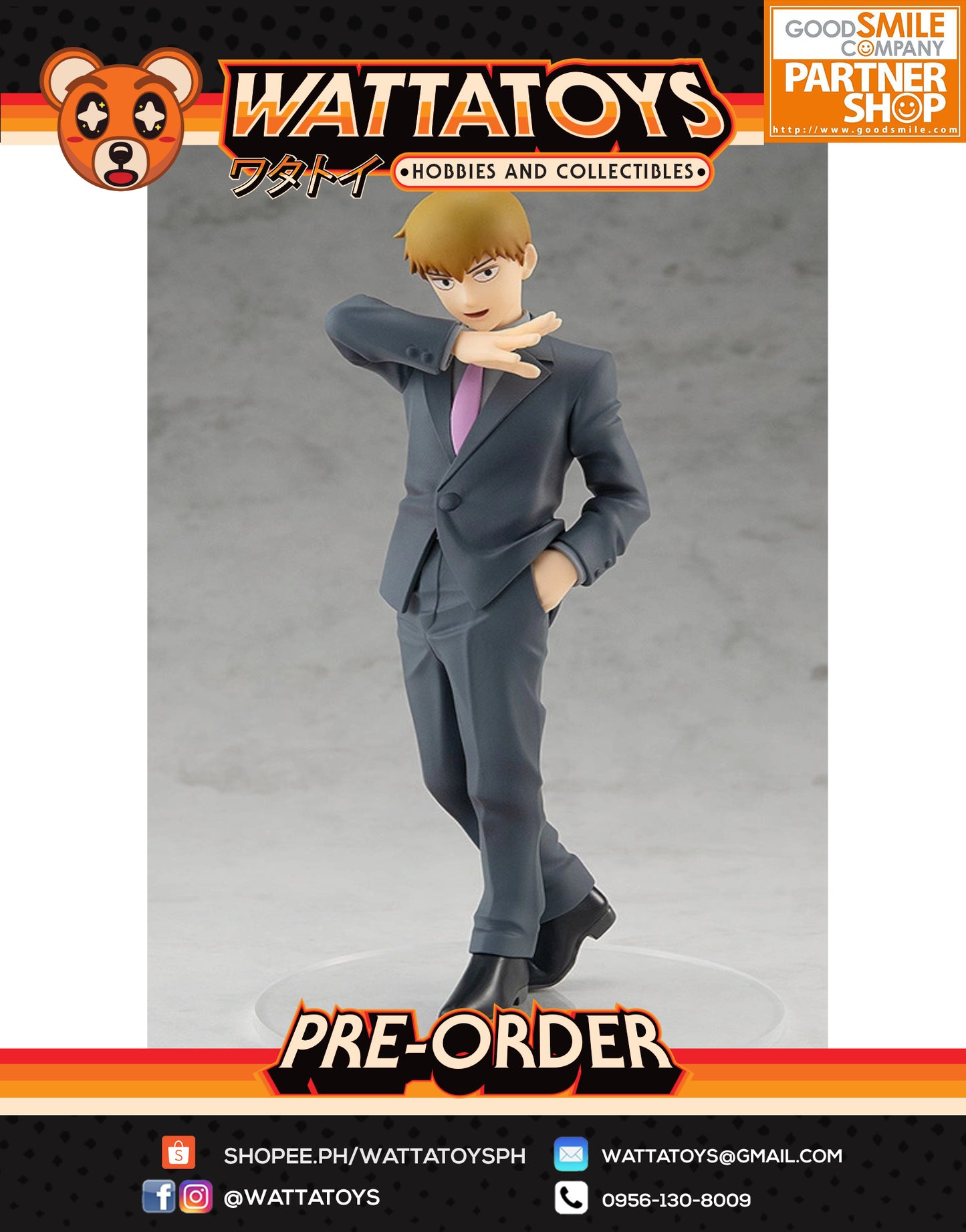 PRE ORDER POP UP PARADE Mob Psycho 100 III - Arataka Reigen