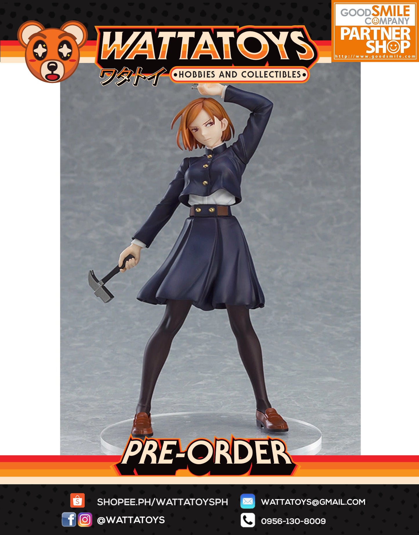 PRE ORDER Pop UP Parade Jujutsu Kaisen - Nobara Kugisaki