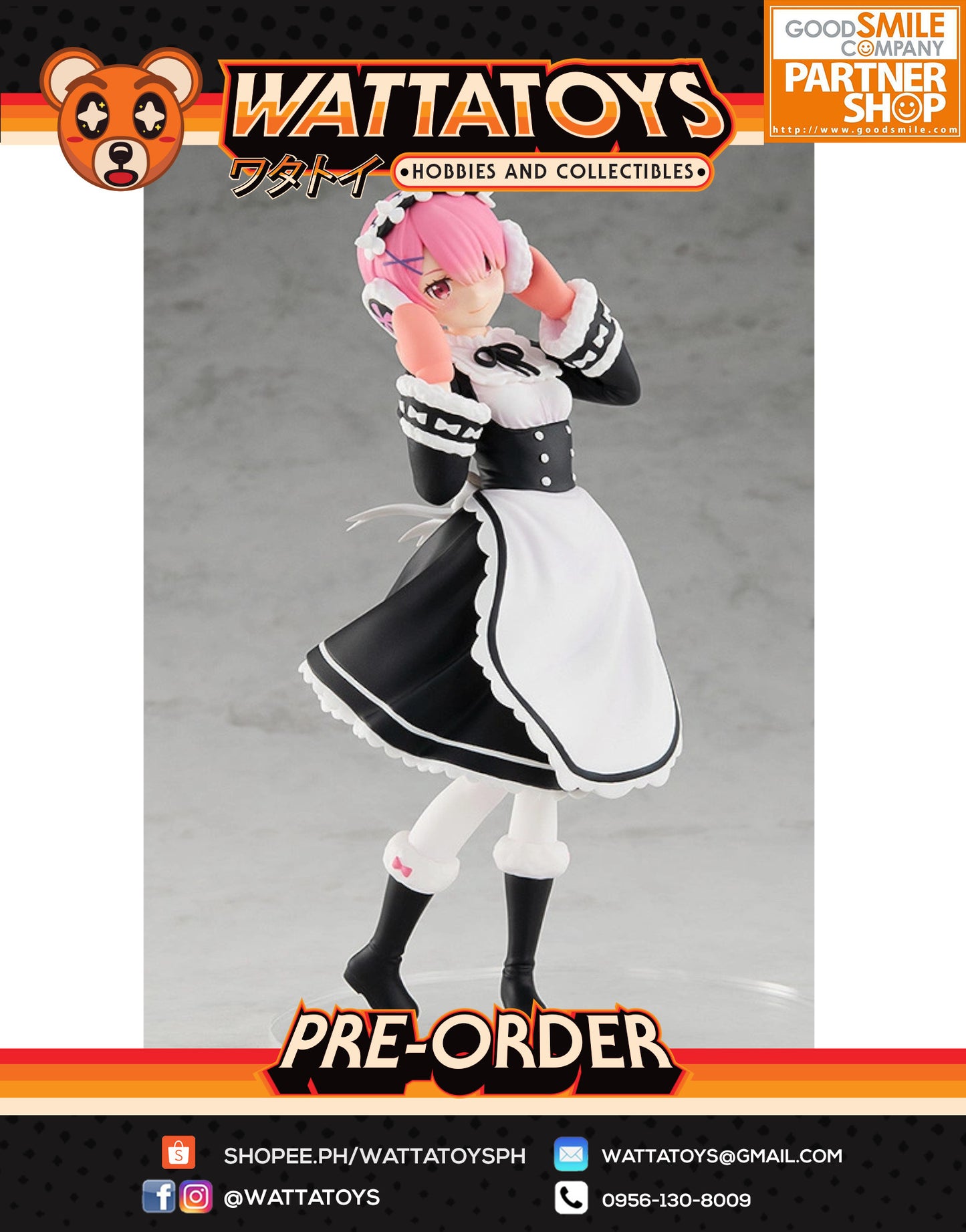 PRE ORDER Pop Up Parade Re:ZERO Starting Life in Another World Memory Snow - Ram: Ice Season Ver.
