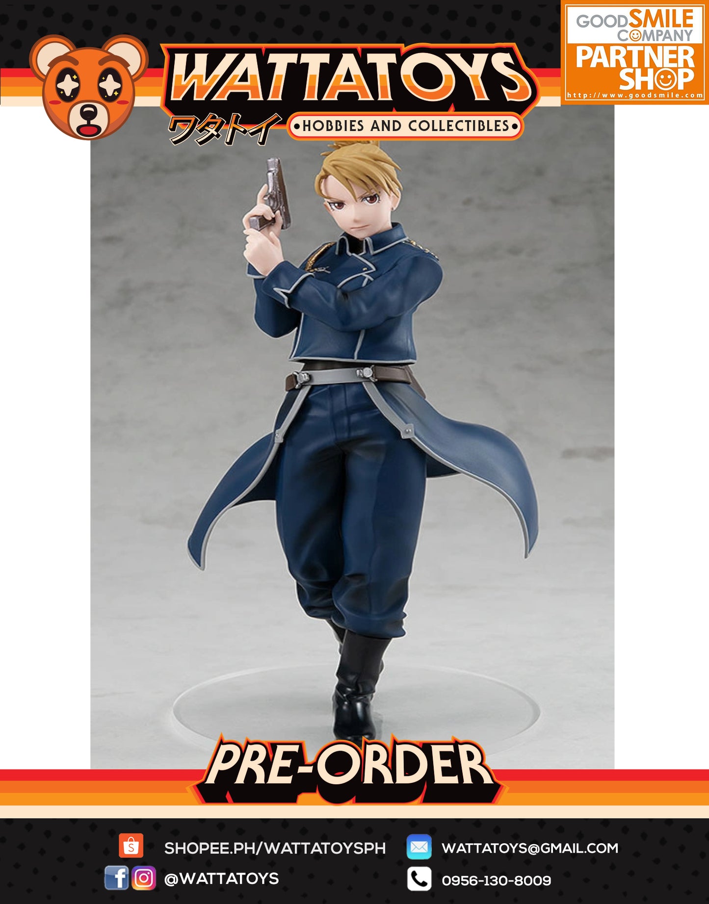 PRE ORDER Pop Up Parade Fullmetal Alchemist: Brotherhood - Riza Hawkeye