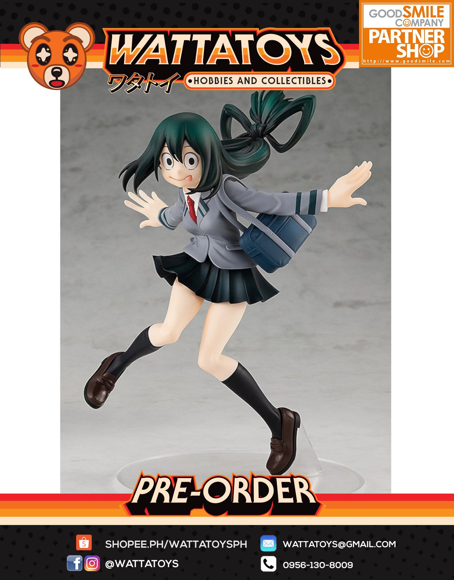 PRE ORDER Pop Up Parade My Hero Academia - Tsuyu Asui