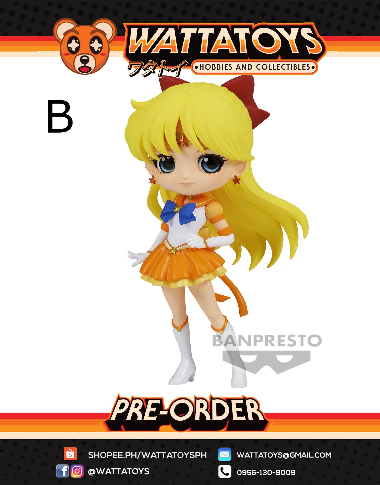 PRE ORDER PRETTY GUARDIAN SAILOR MOON COSMOS THE MOVIE Q POSKET ETERNAL SAILOR VENUS