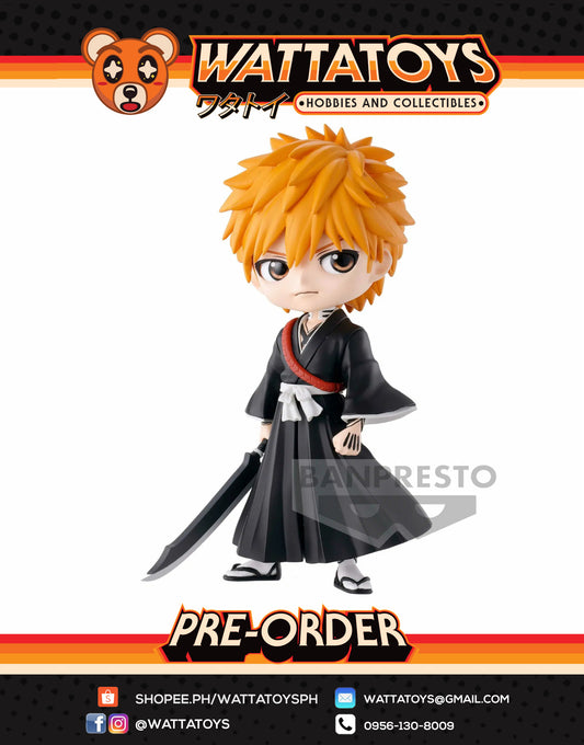 PRE ORDER Q Posket Bleach Thousand Year Blood War Ichigo Kurosaki