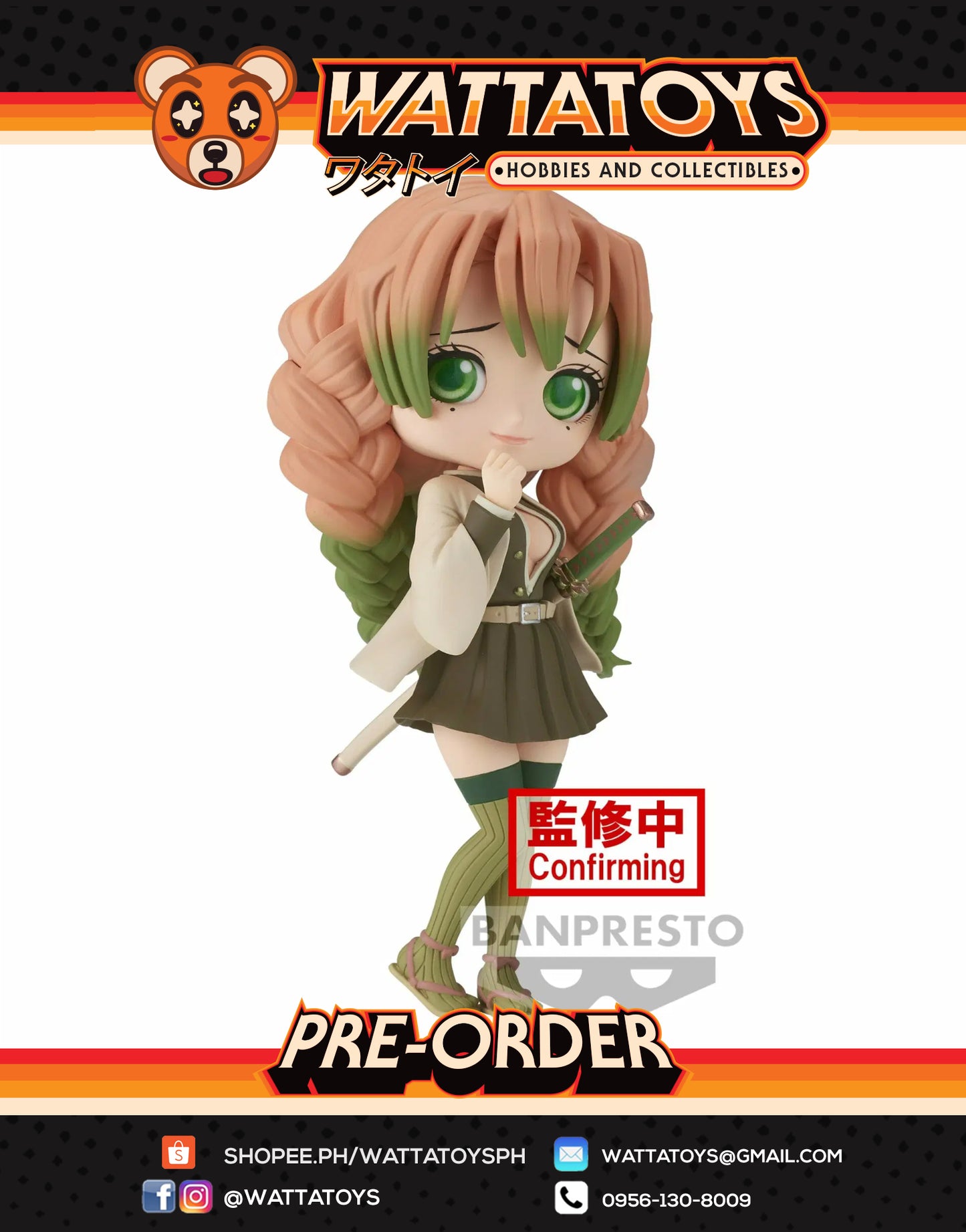 PRE ORDER Q Posket Demon Slayer: Kimetsu no Yaiba Mitsuri Kanroji