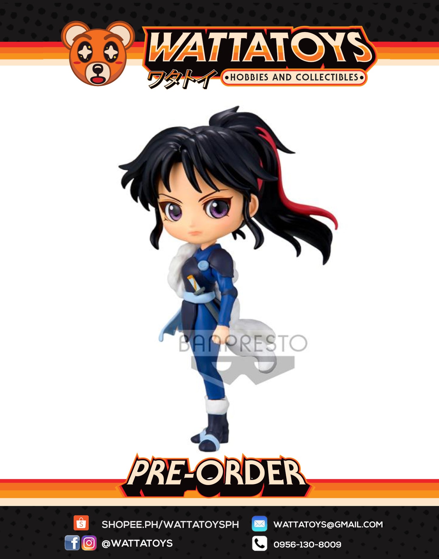 PRE ORDER Q Posket Petit Yashahime: Princess Half demon - Setsuna