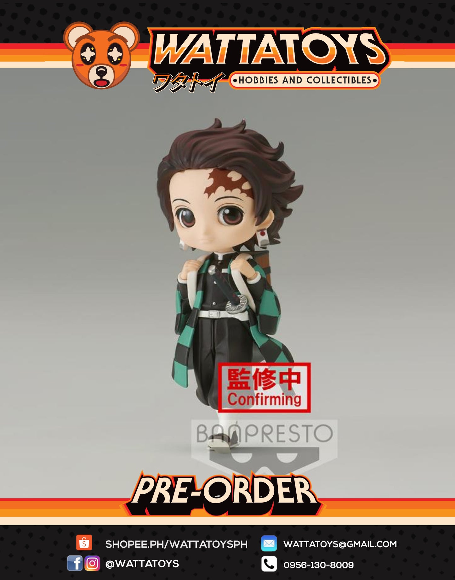 PRE ORDER DEMON SLAYER: KIMETSU NO YAIBA Q POSKET PETIT VOL.6 (A:TANJIRO KAMADO)