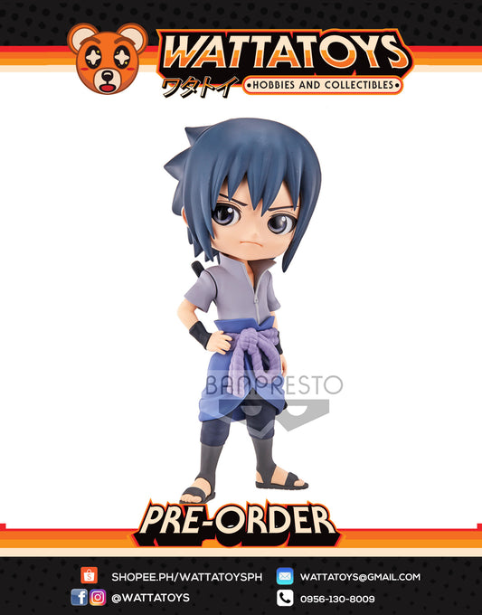 PRE ORDER Q POSKET NARUTO SHIPPUDEN - UCHIHA SASUKE