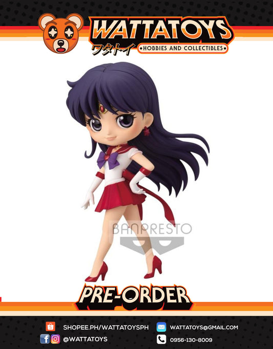 PRE ORDER Q Posket Sailor Moon Eternal - Super Sailor Mars (Ver. A)