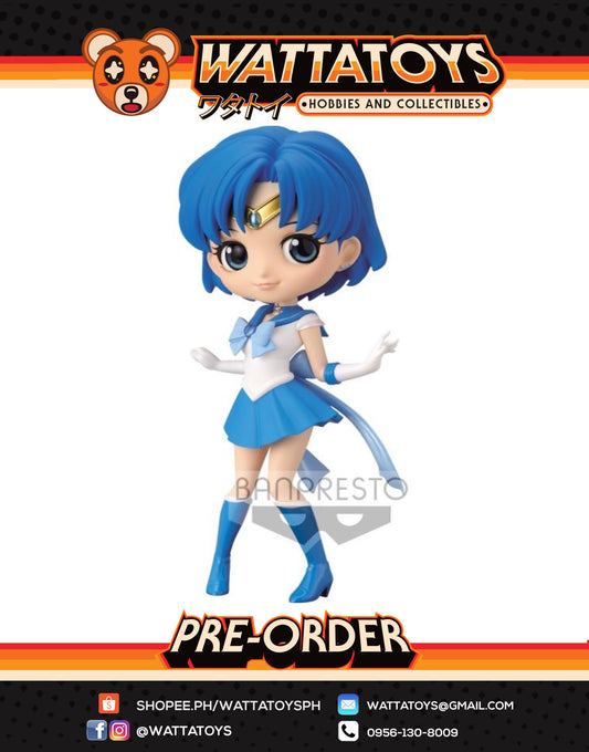 PRE ORDER Q Posket Sailor Moon Eternal - Super Sailor Mercury (Ver. A)