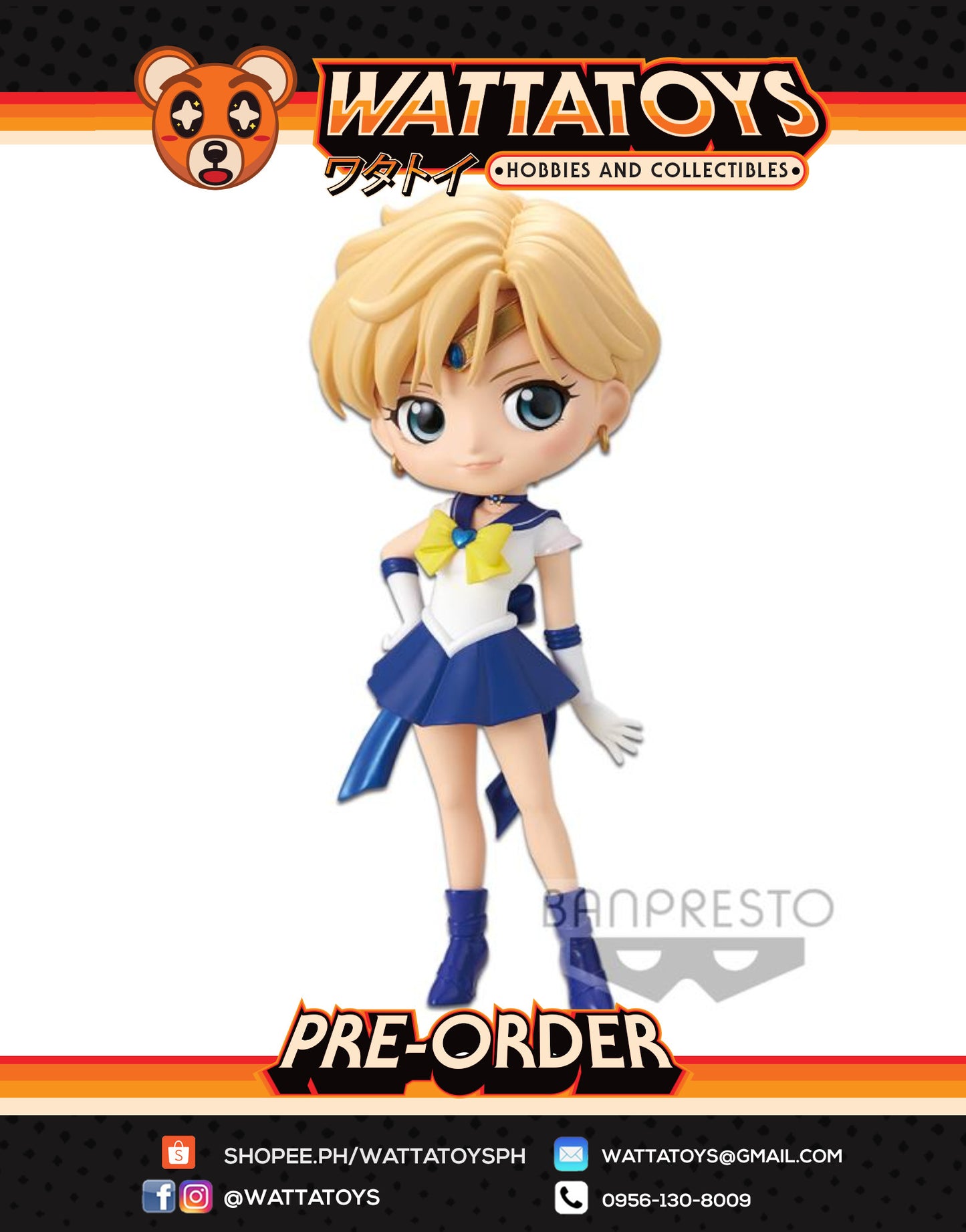 PRE ORDER Q Posket Sailor Moon Eternal The Movie - Super Sailor Uranus (A)