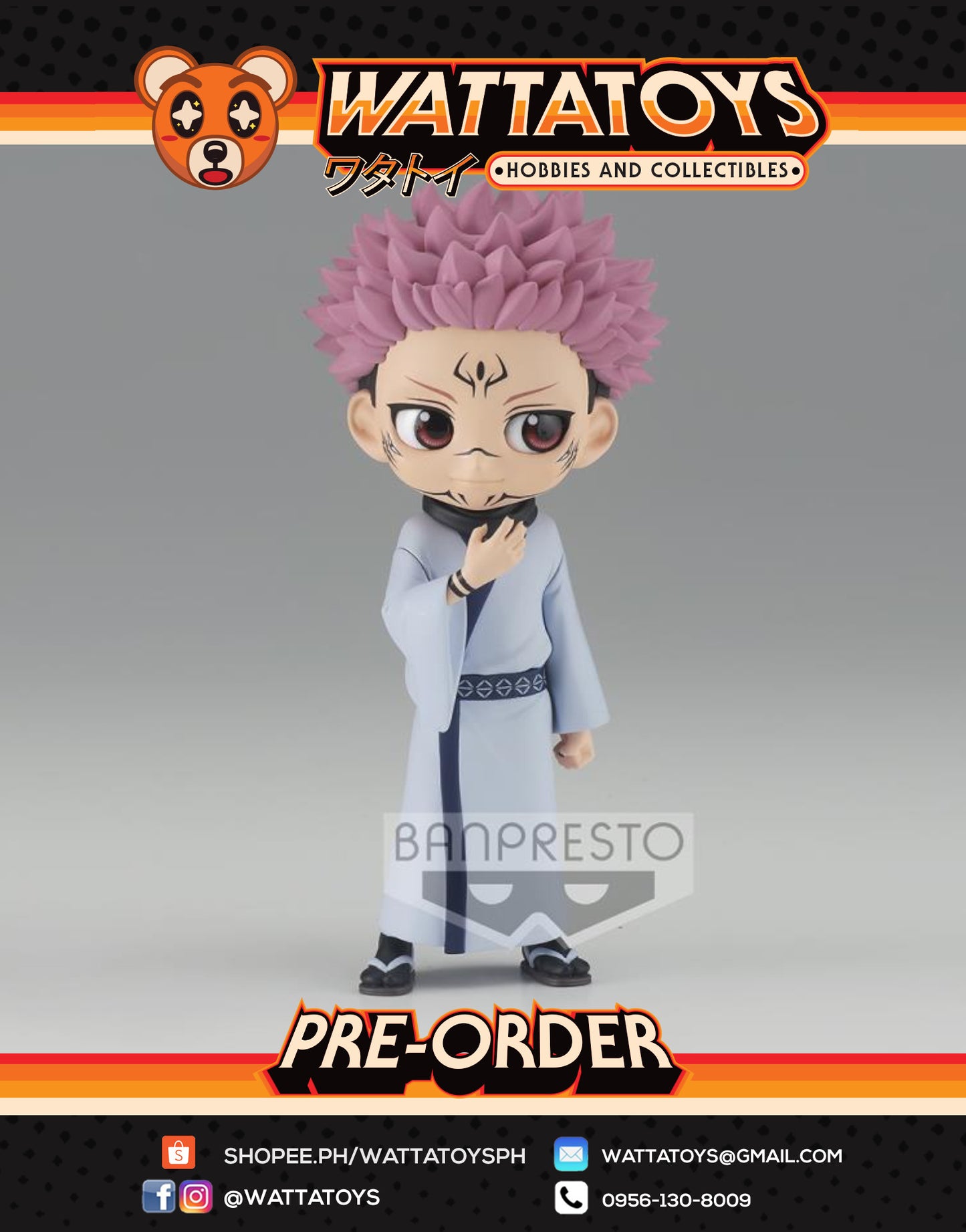 PRE ORDER Q POSKET JUJUTSU KAISEN - SUKUNA